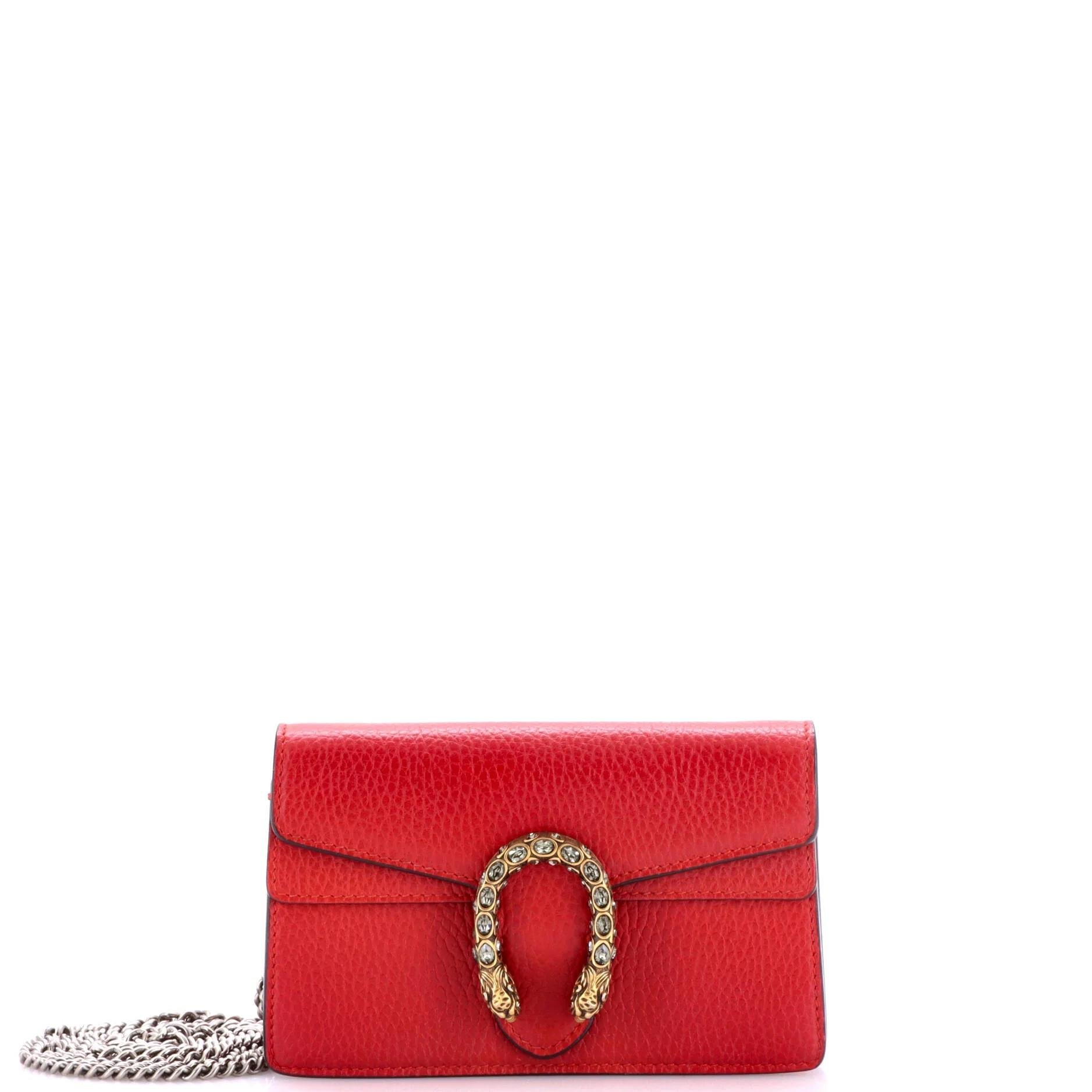 Leather clutch bag