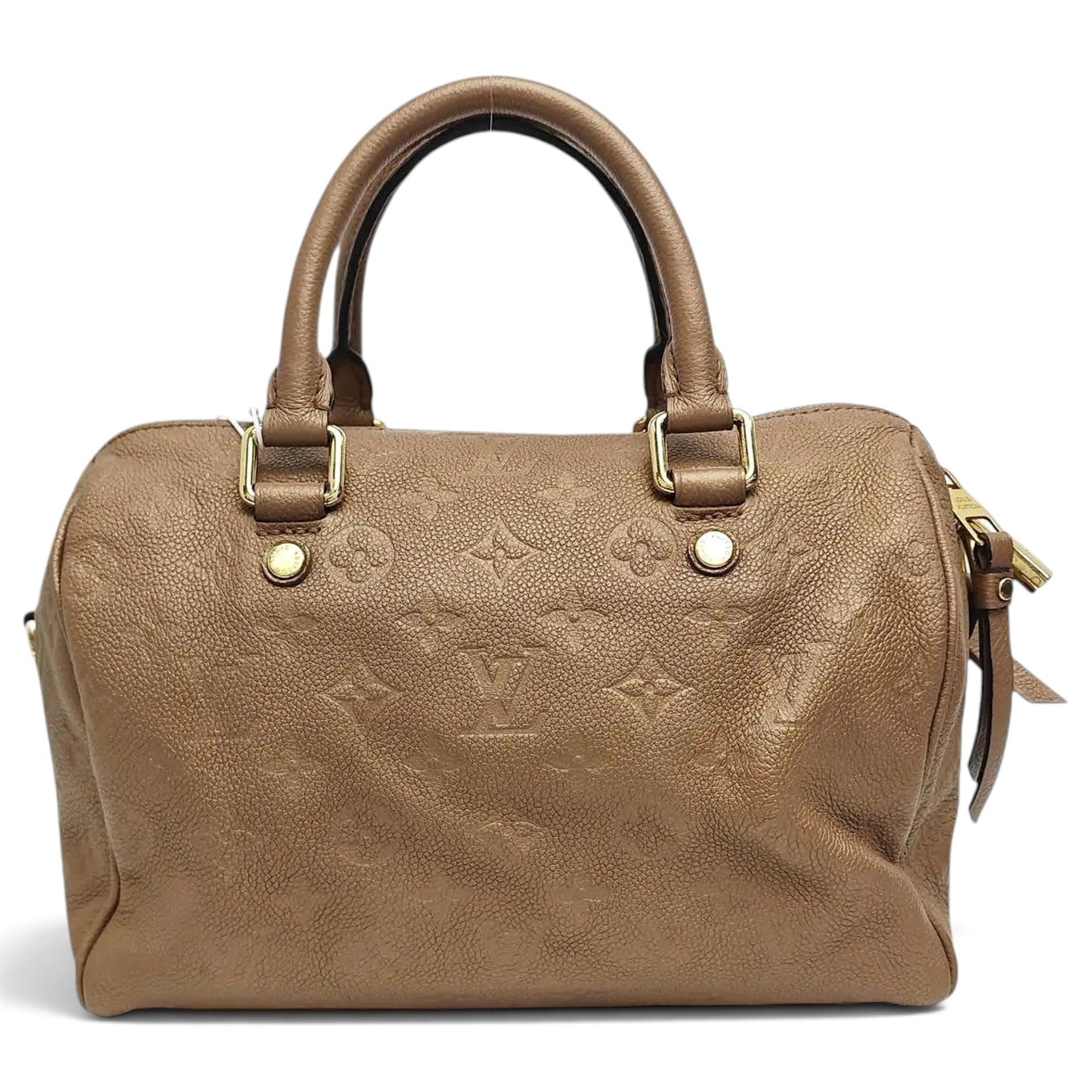 Speedy leather handbag