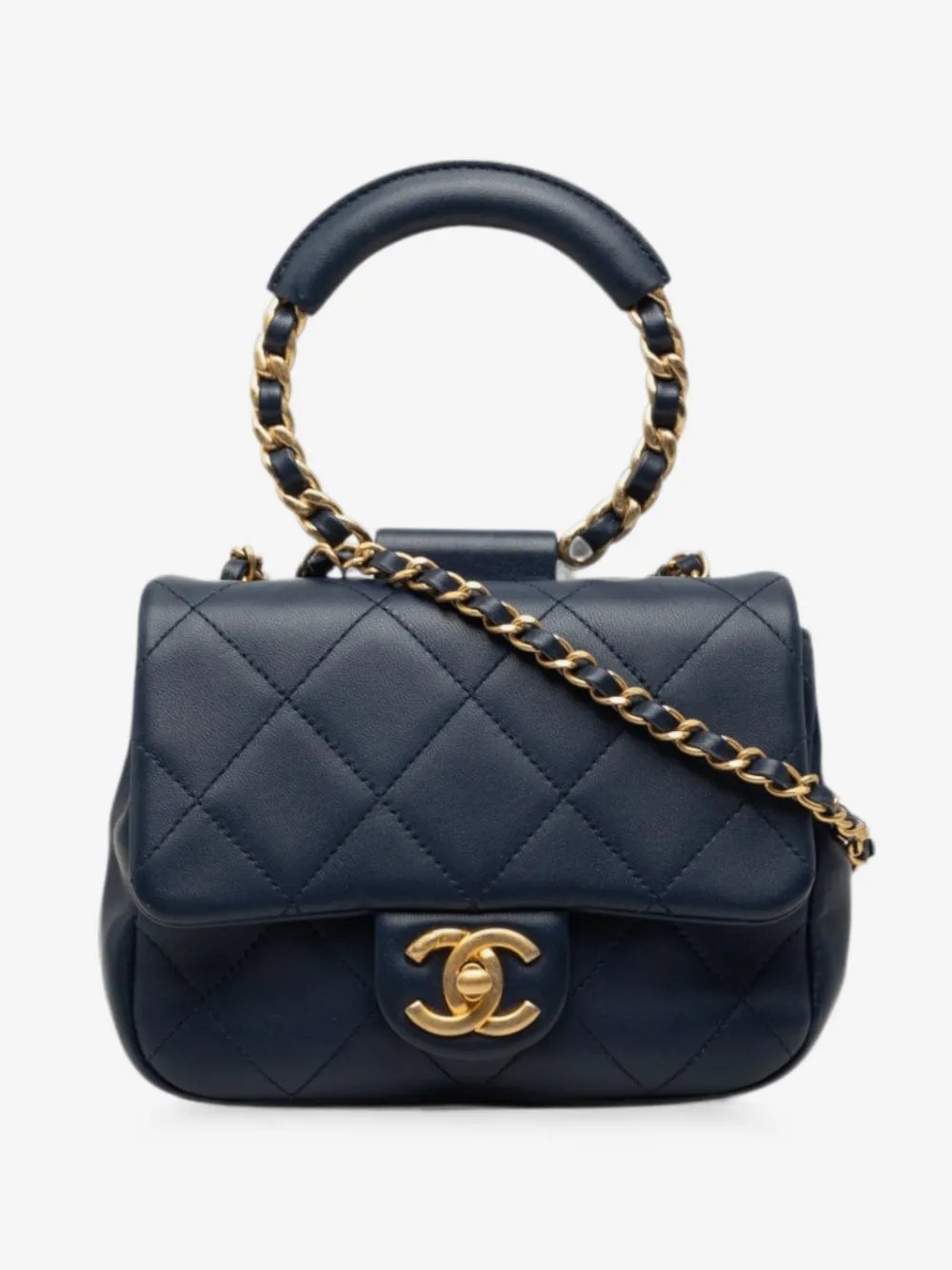 2019 Mini Quilted Lambskin In The Loop Flap satchel
