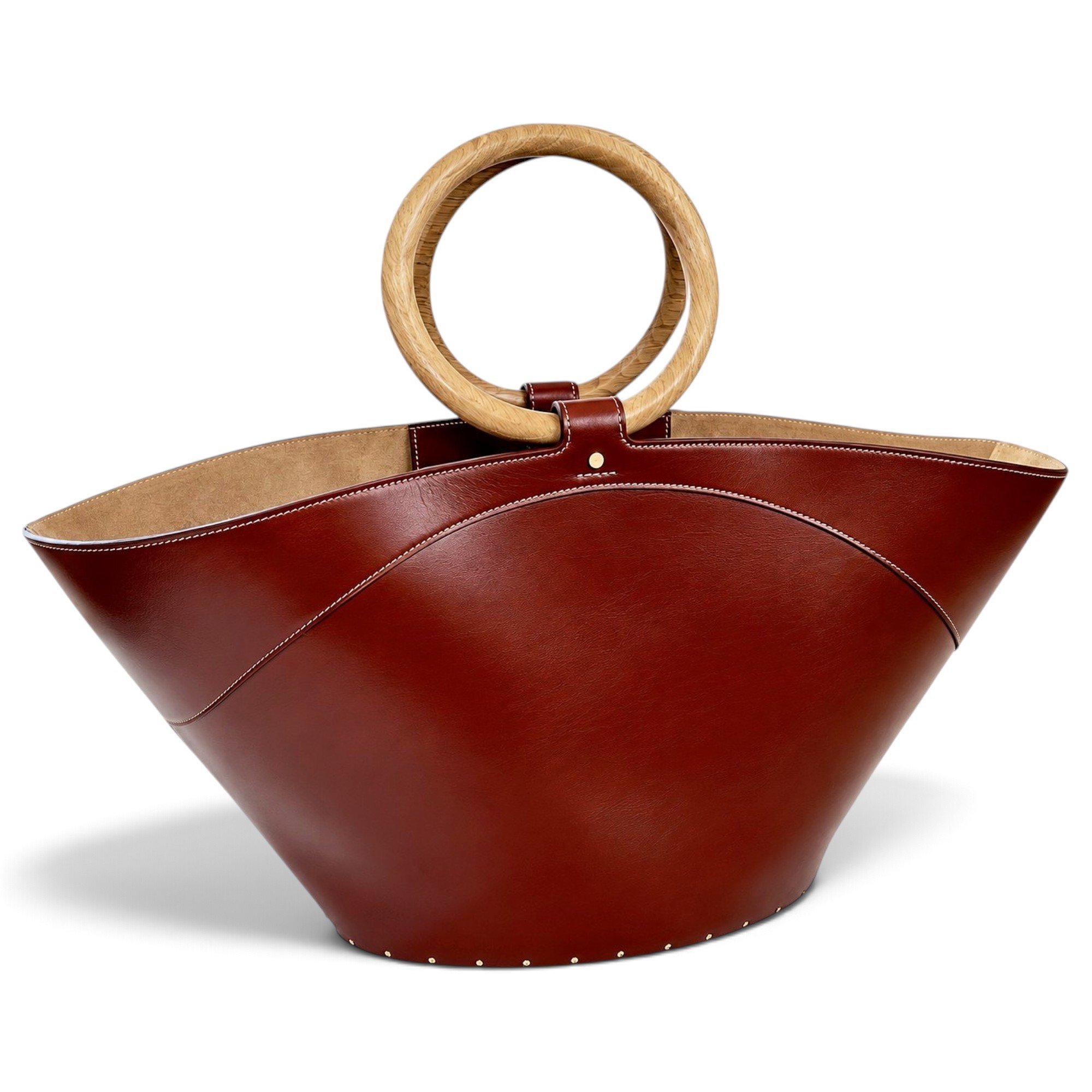 The Row Market leather tote
