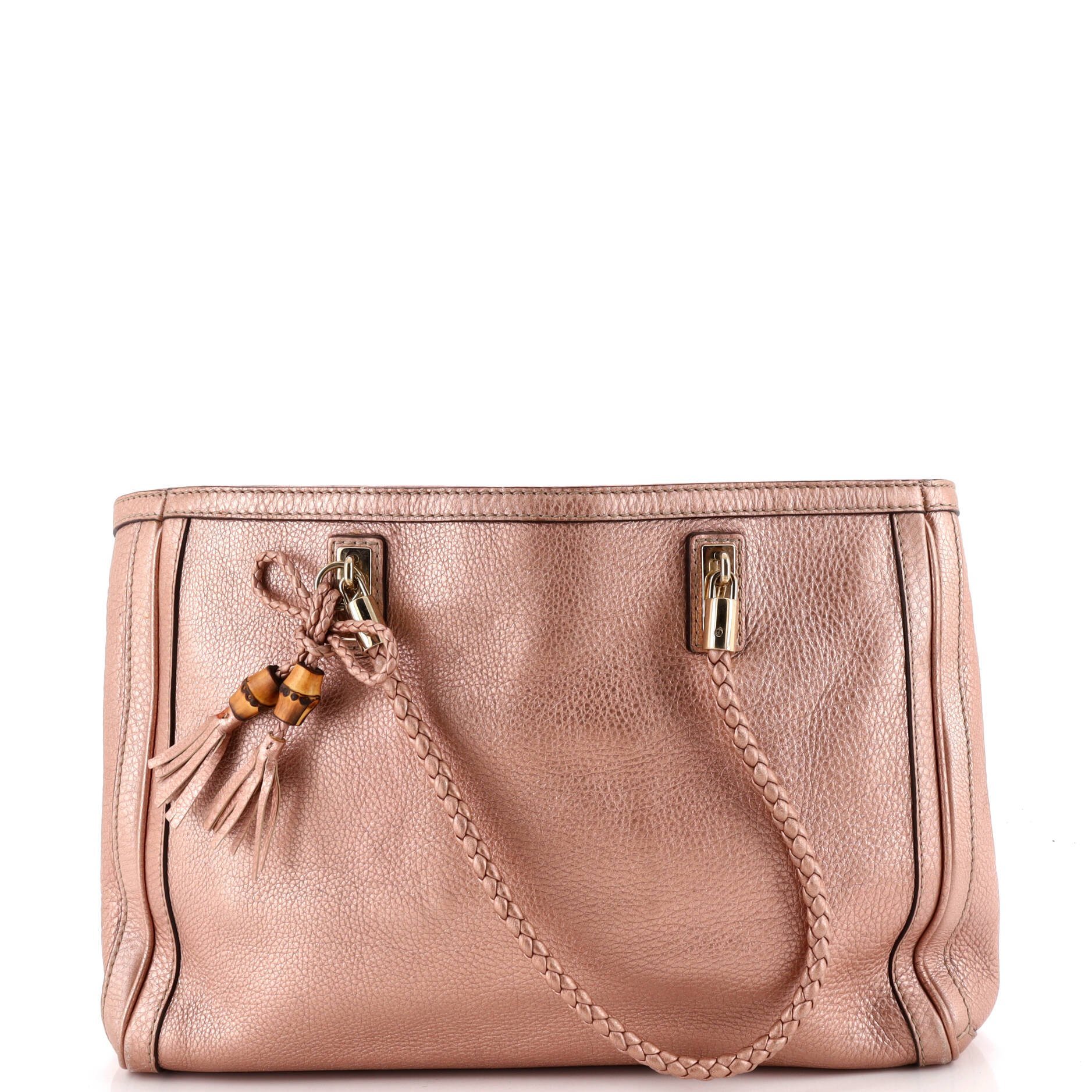 Leather tote