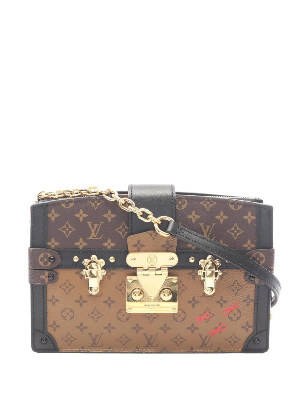 2018-2026 Monogram Reverse Trunk Clutch crossbody bag