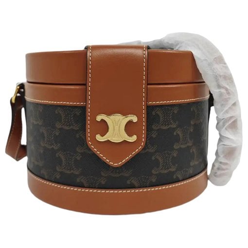 Triomphe leather handbag