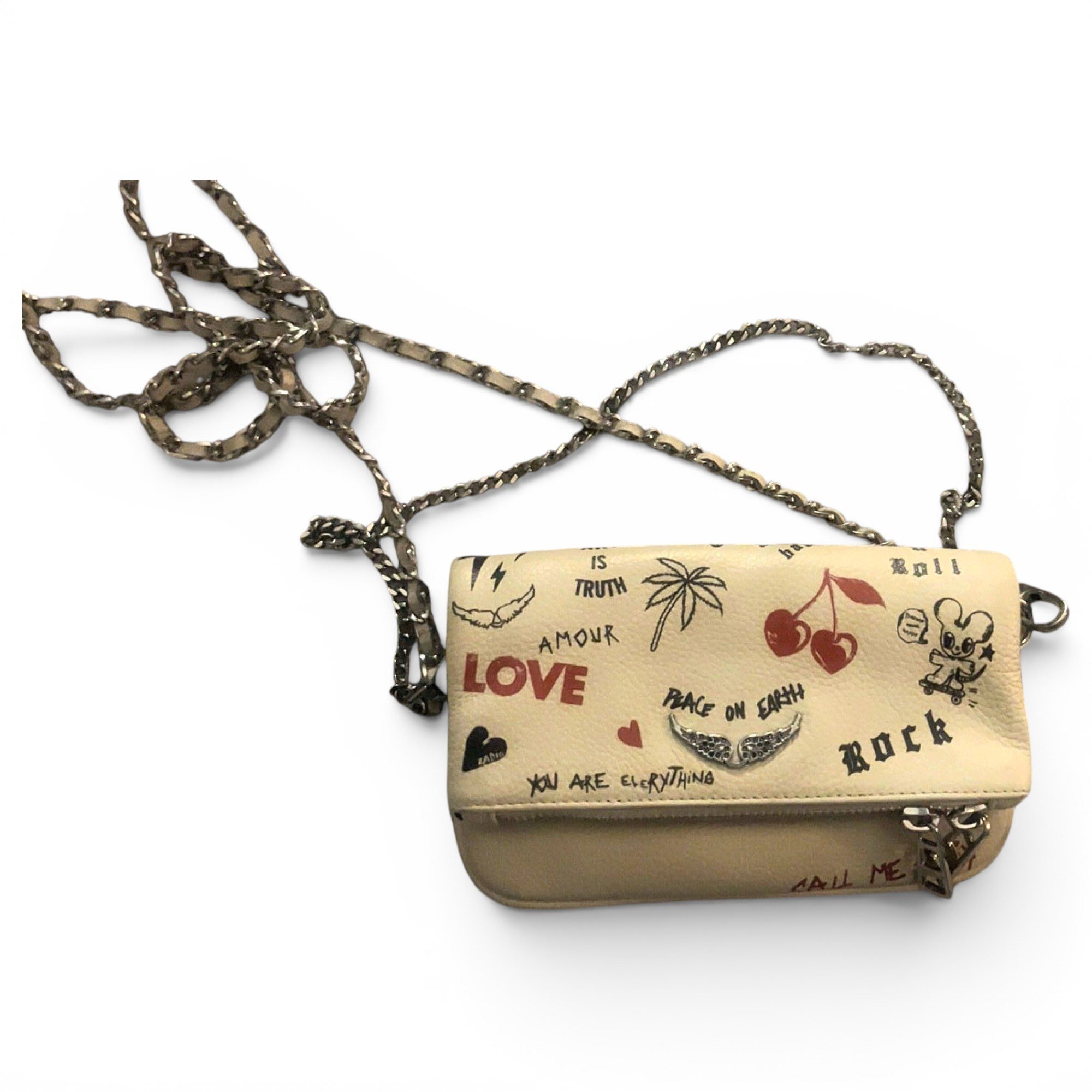 Rock leather handbag