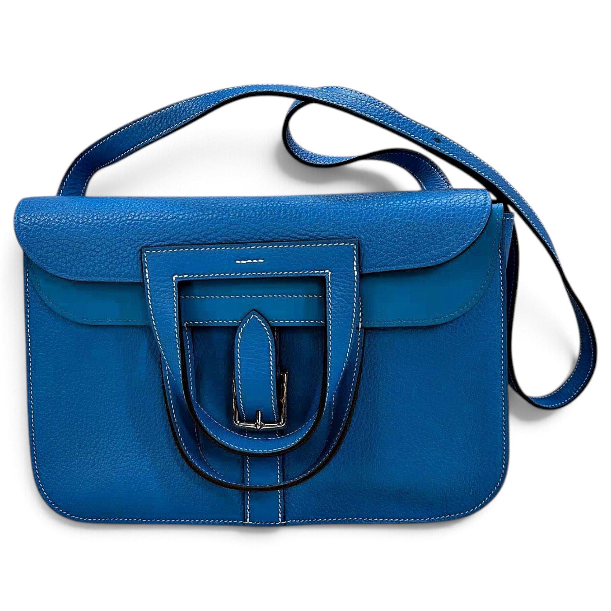 Halzan leather handbag