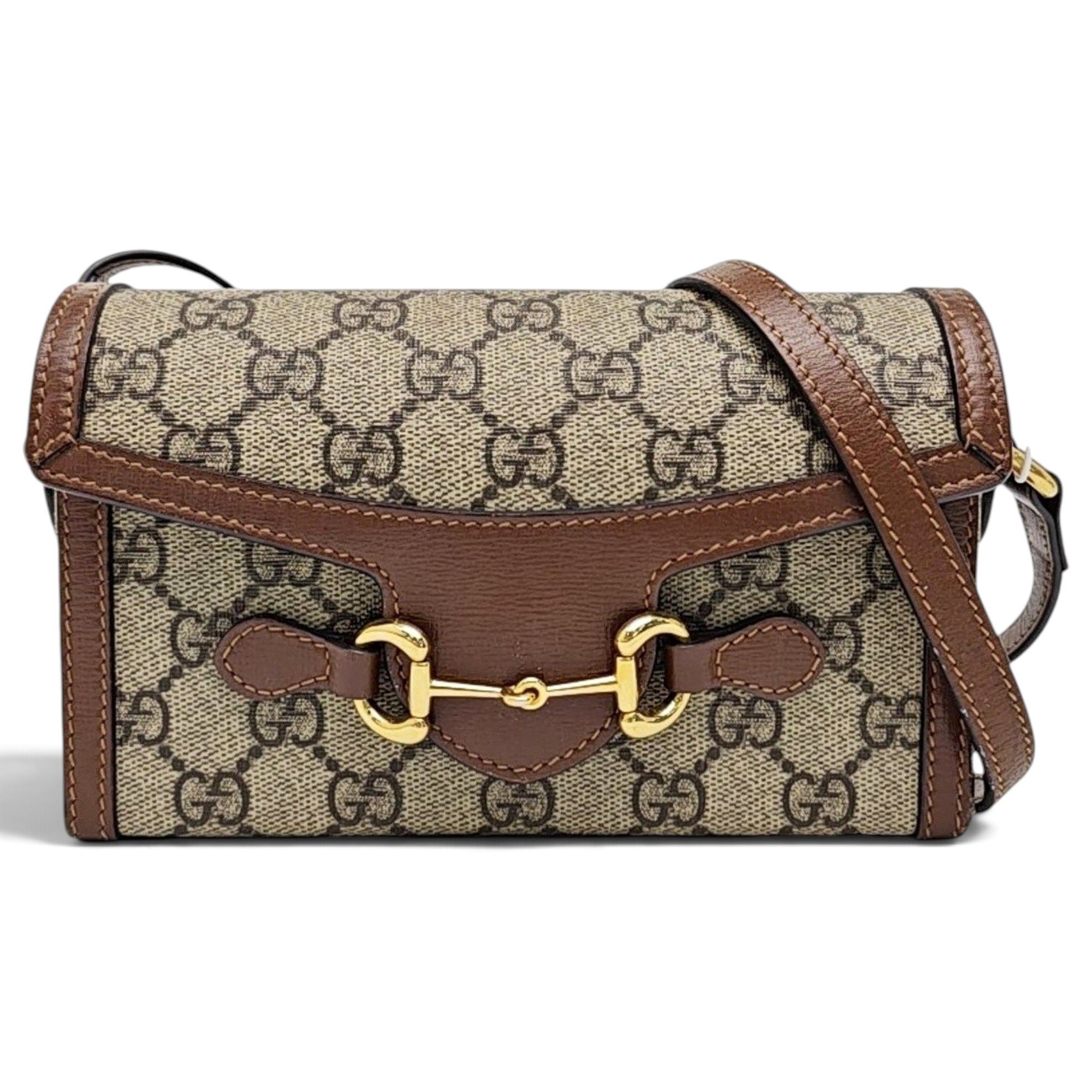 Handle Horsebit 1955 leather handbag