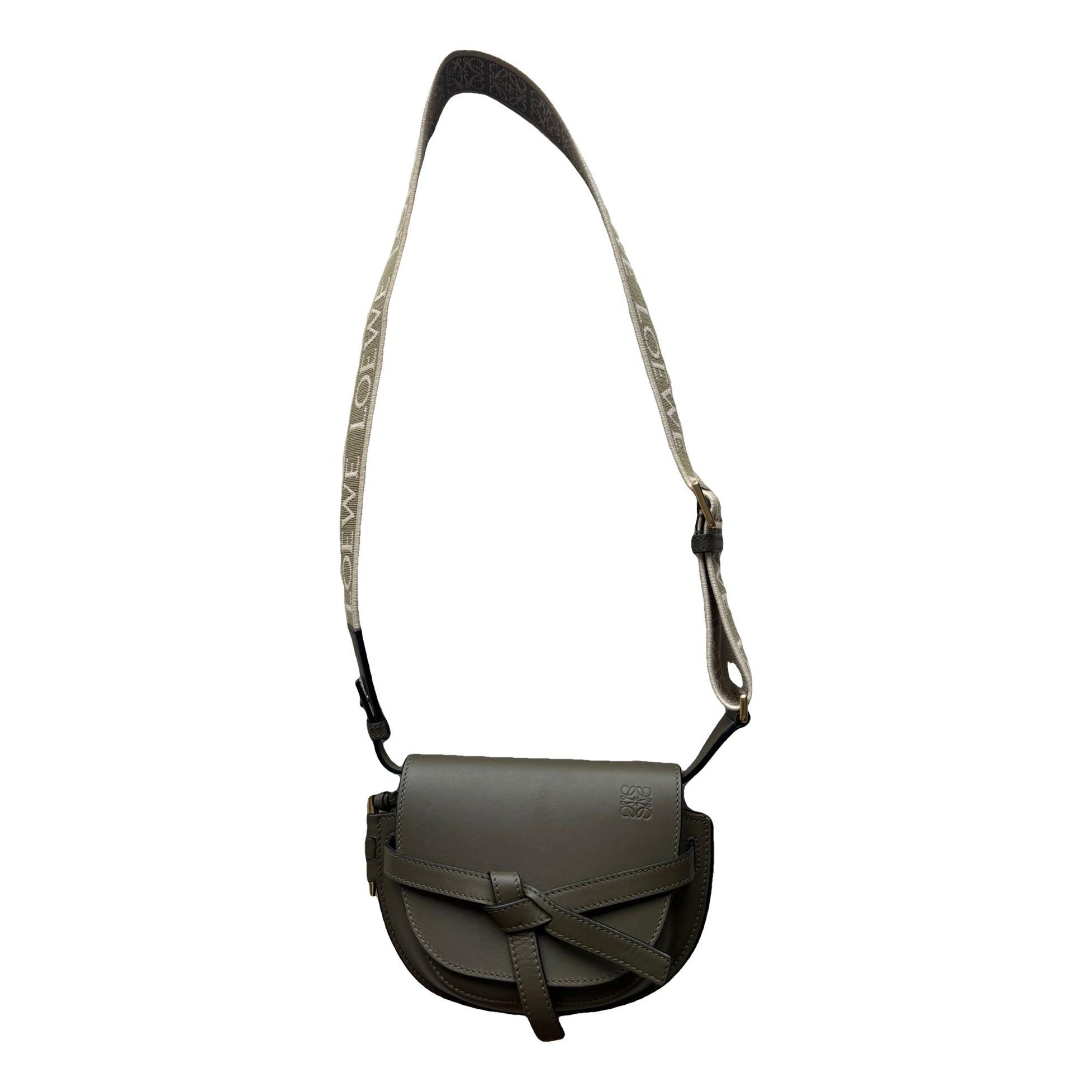 Gate leather crossbody bag