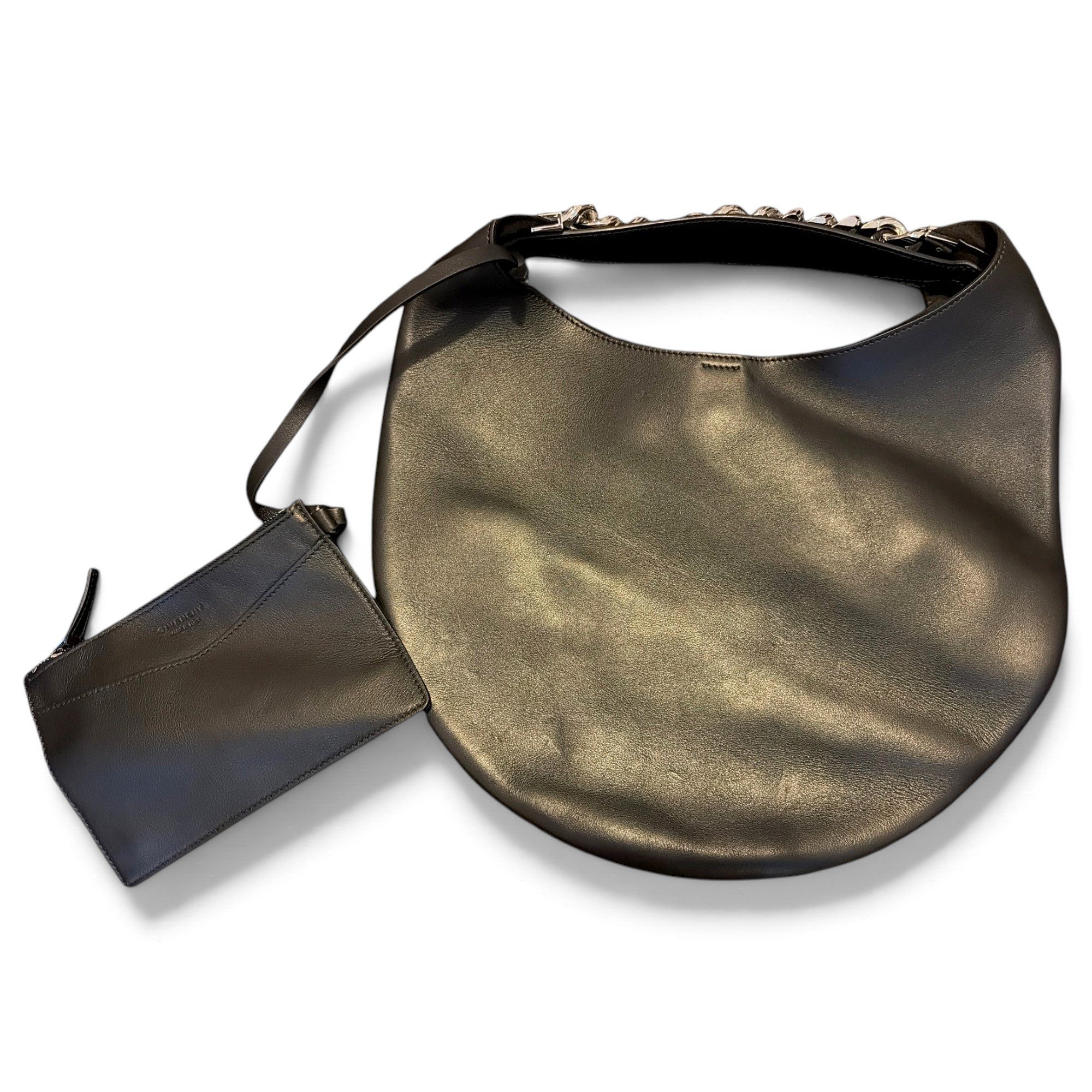 Moon Cut Out leather handbag