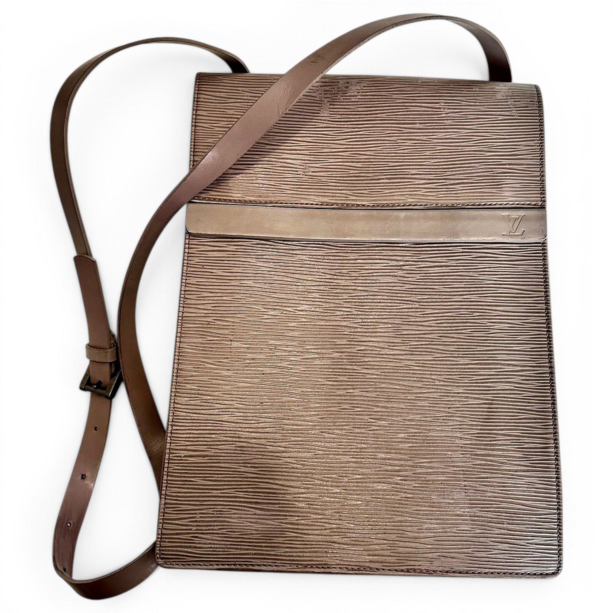 Baggy leather handbag