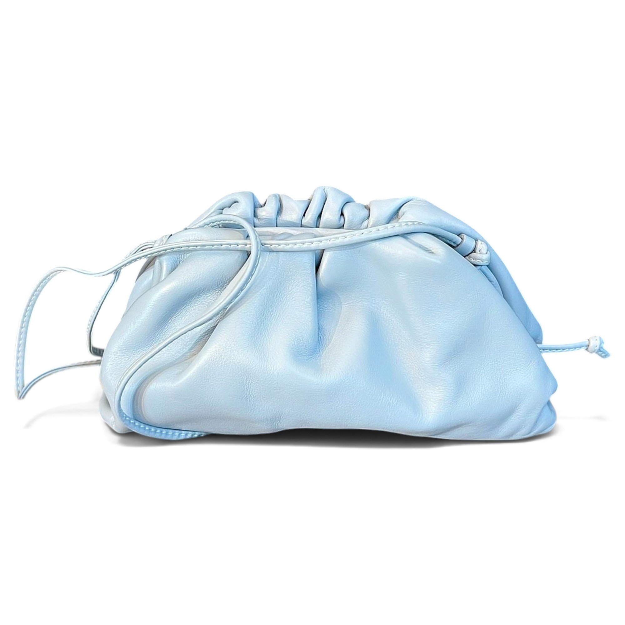 Pouch leather crossbody bag