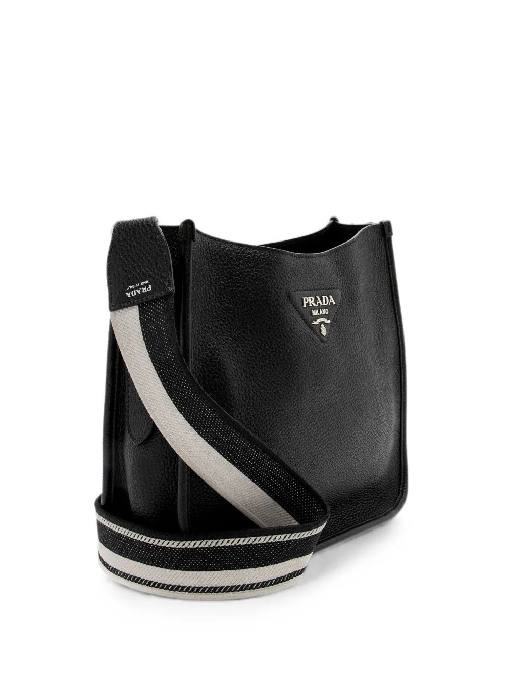Prada Vitello Daino logo shoulder bag