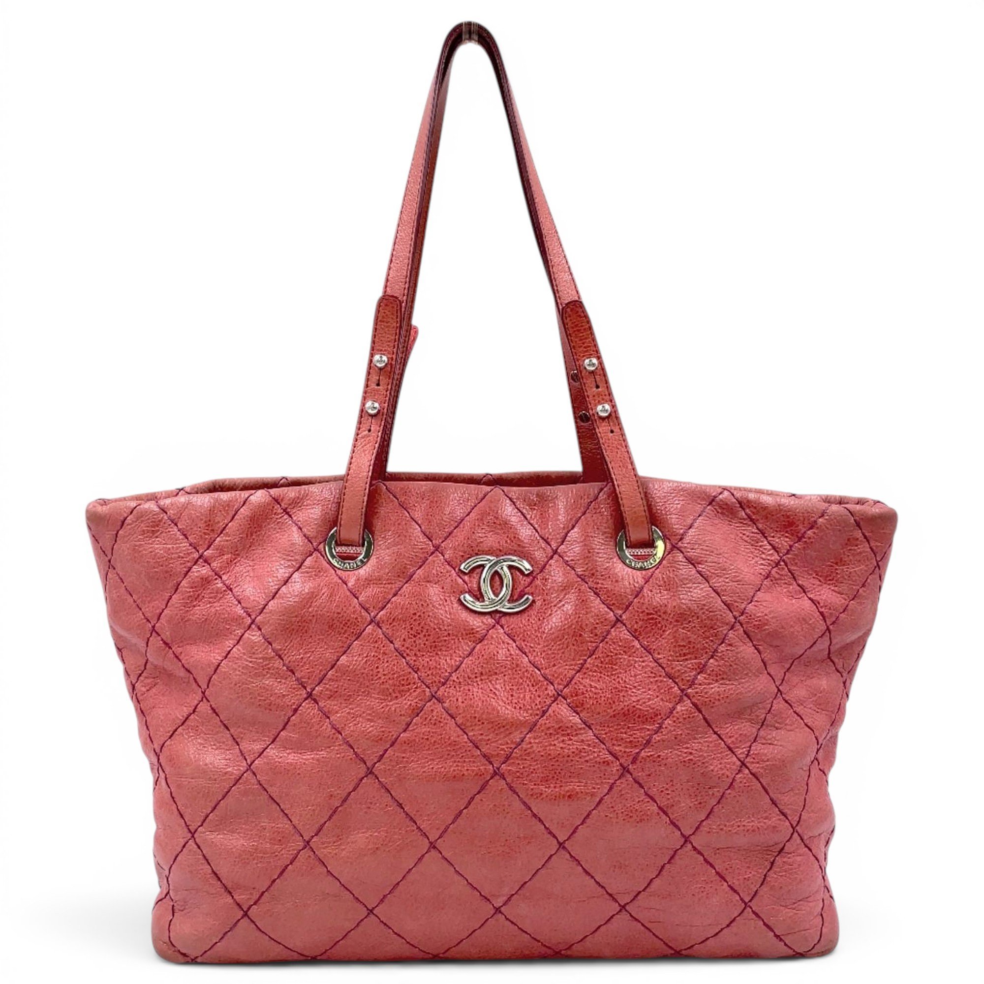 Leather tote