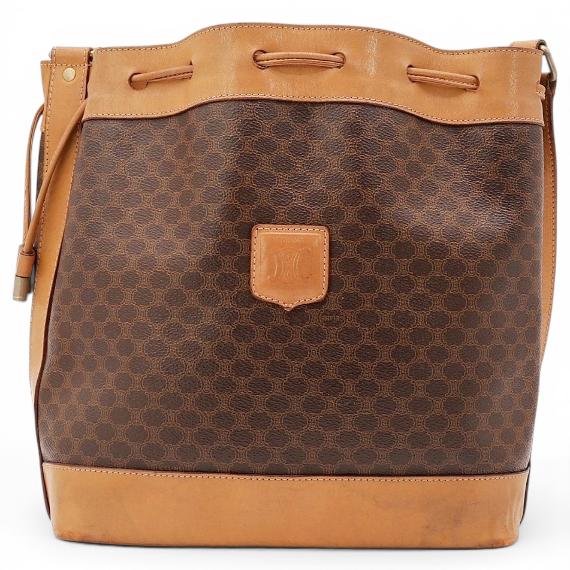 Triomphe leather handbag