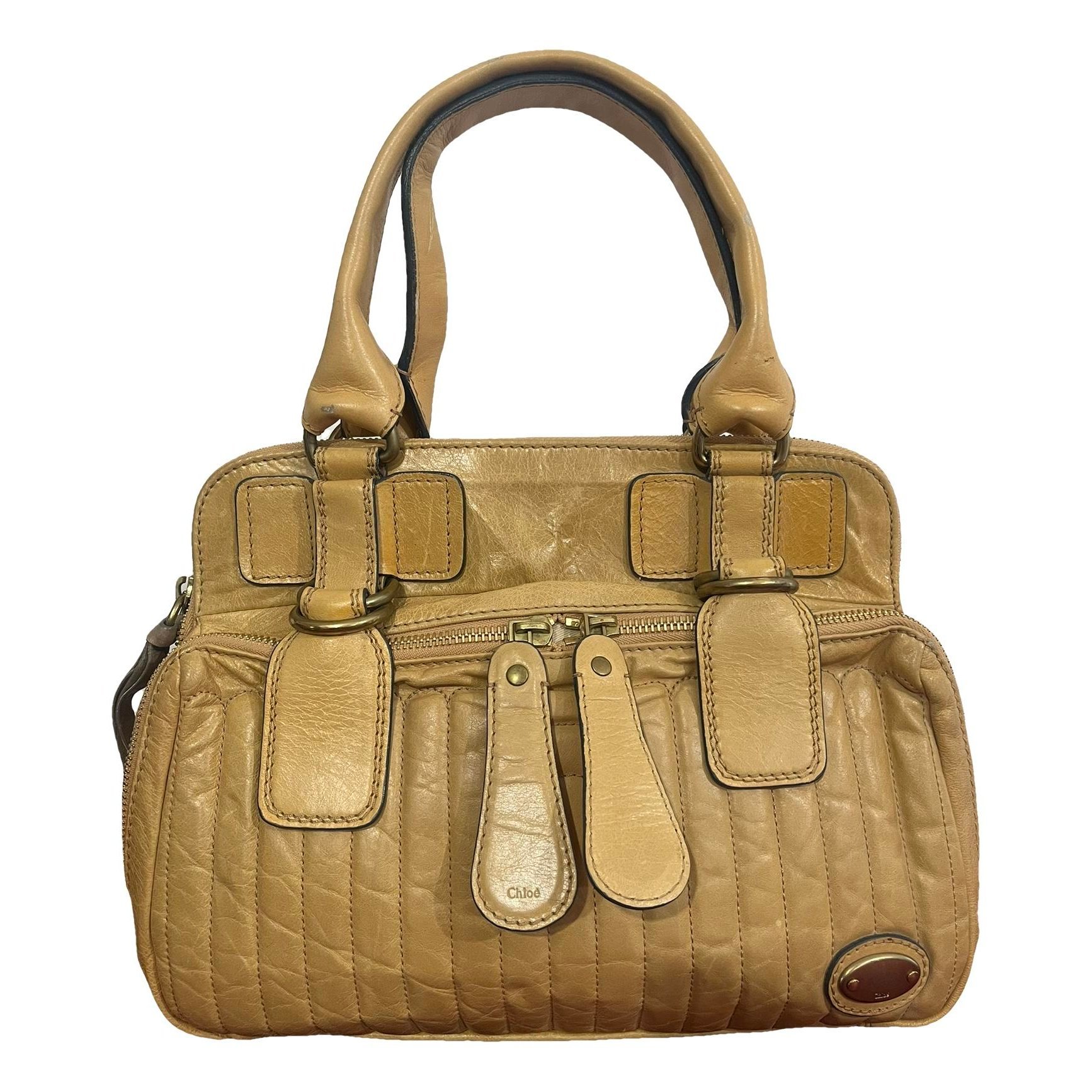 Bay leather handbag