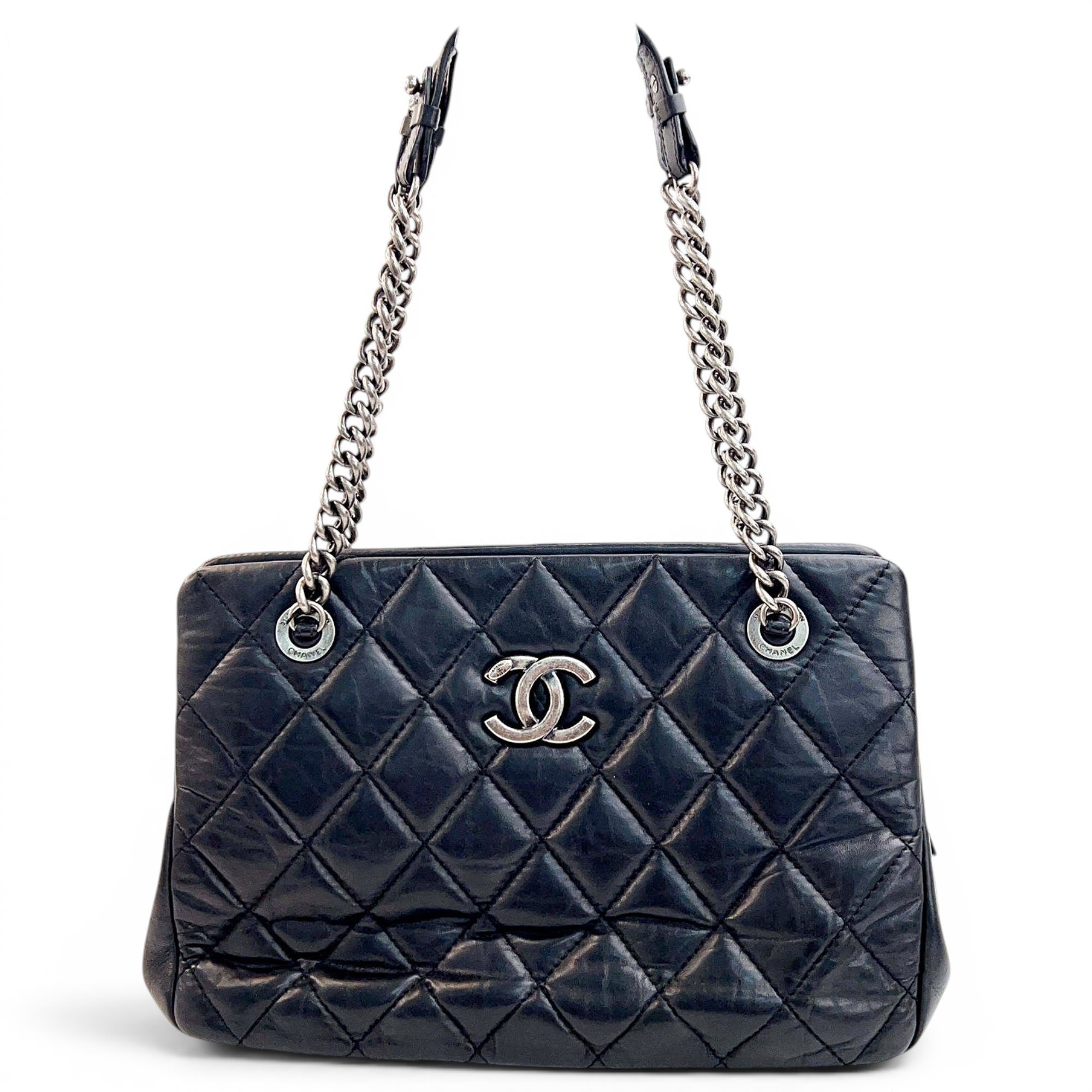 Grand shopping leather tote