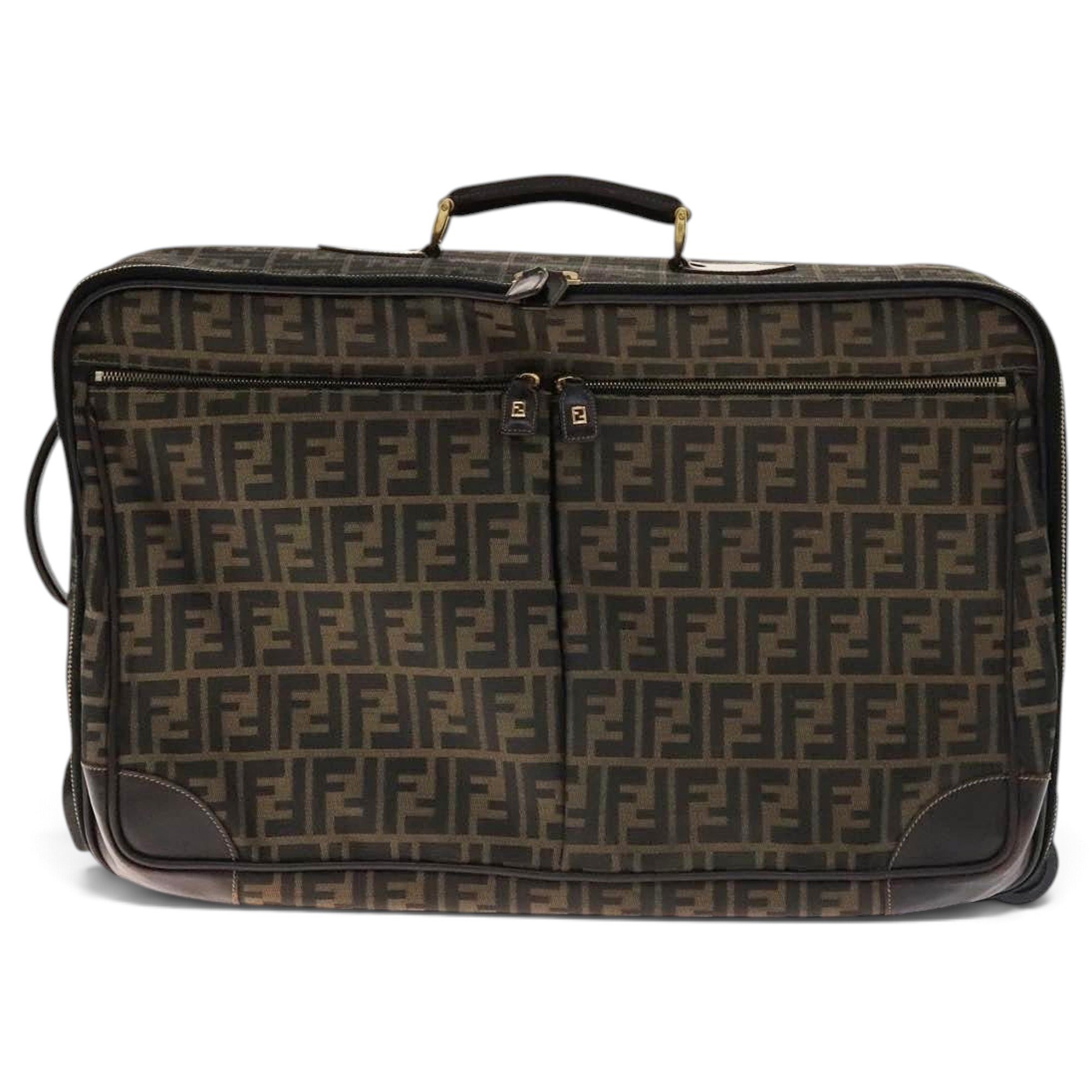 Leather bowling bag