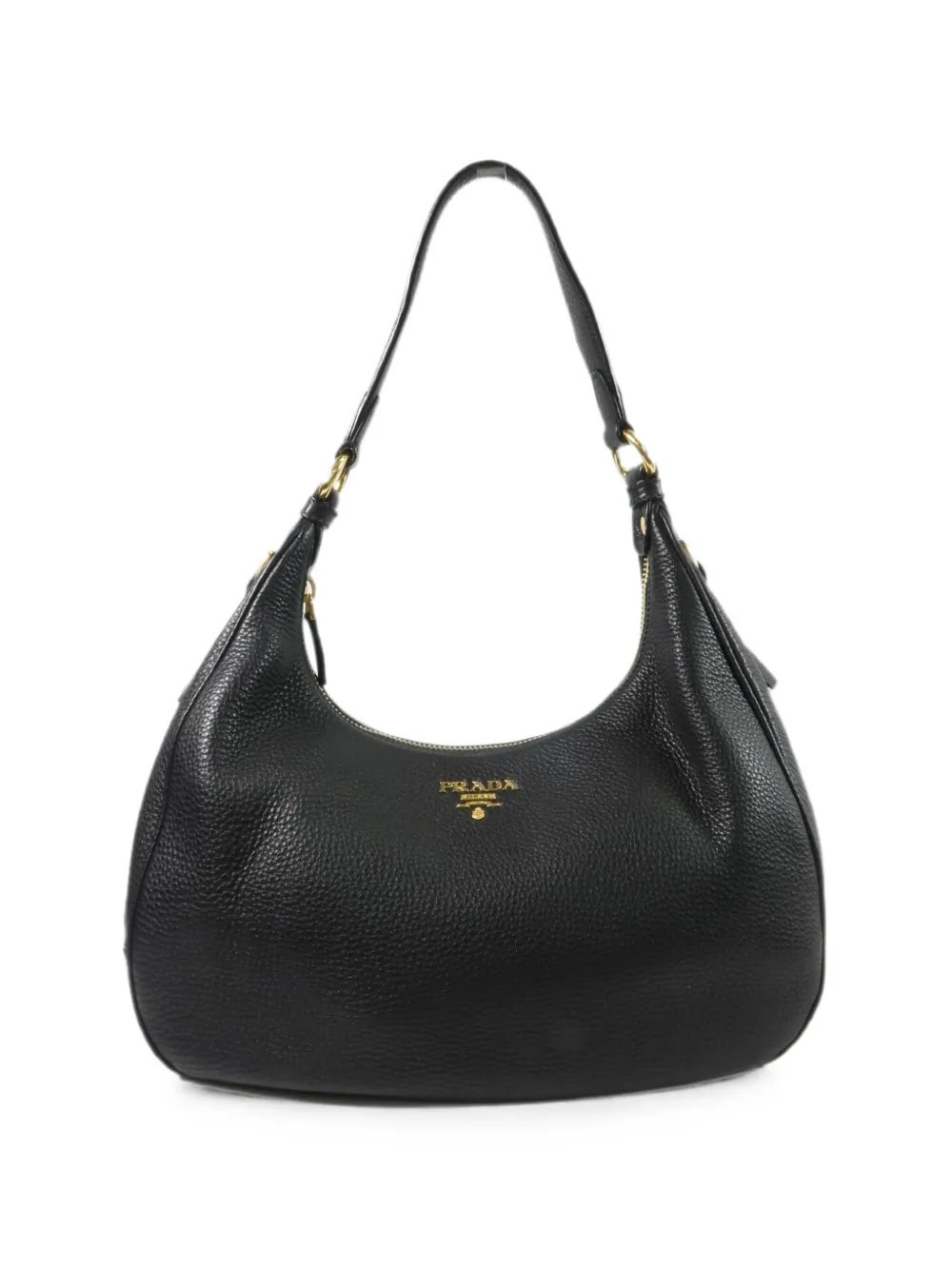 Vitello Daino logo-plaque shoulder bag