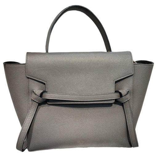 Belt leather handbag