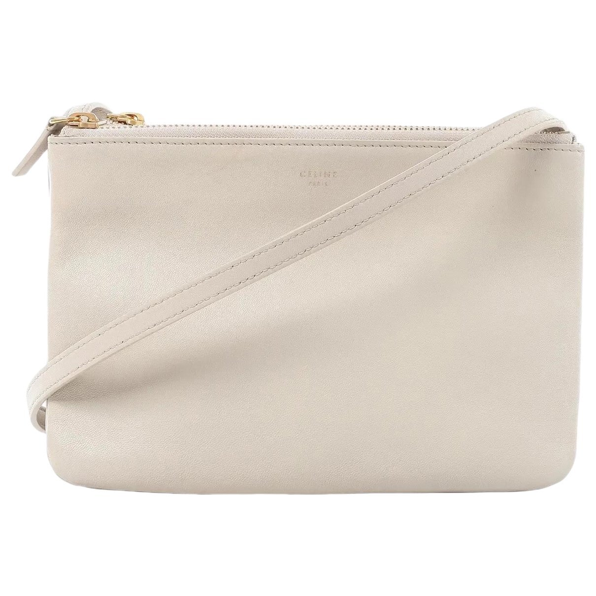 Trio leather crossbody bag