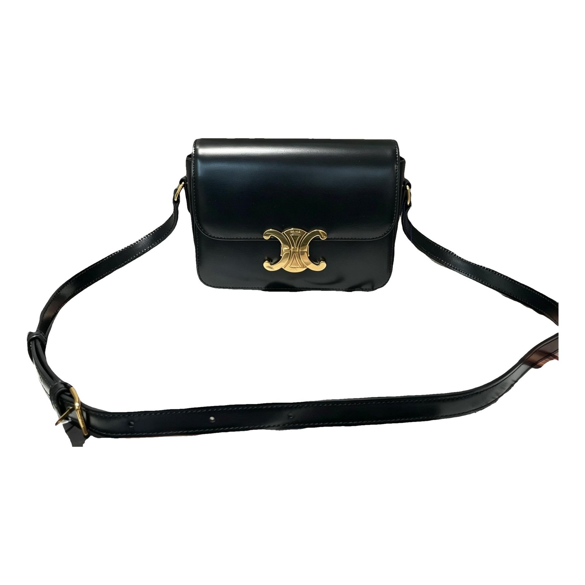 Triomphe leather handbag