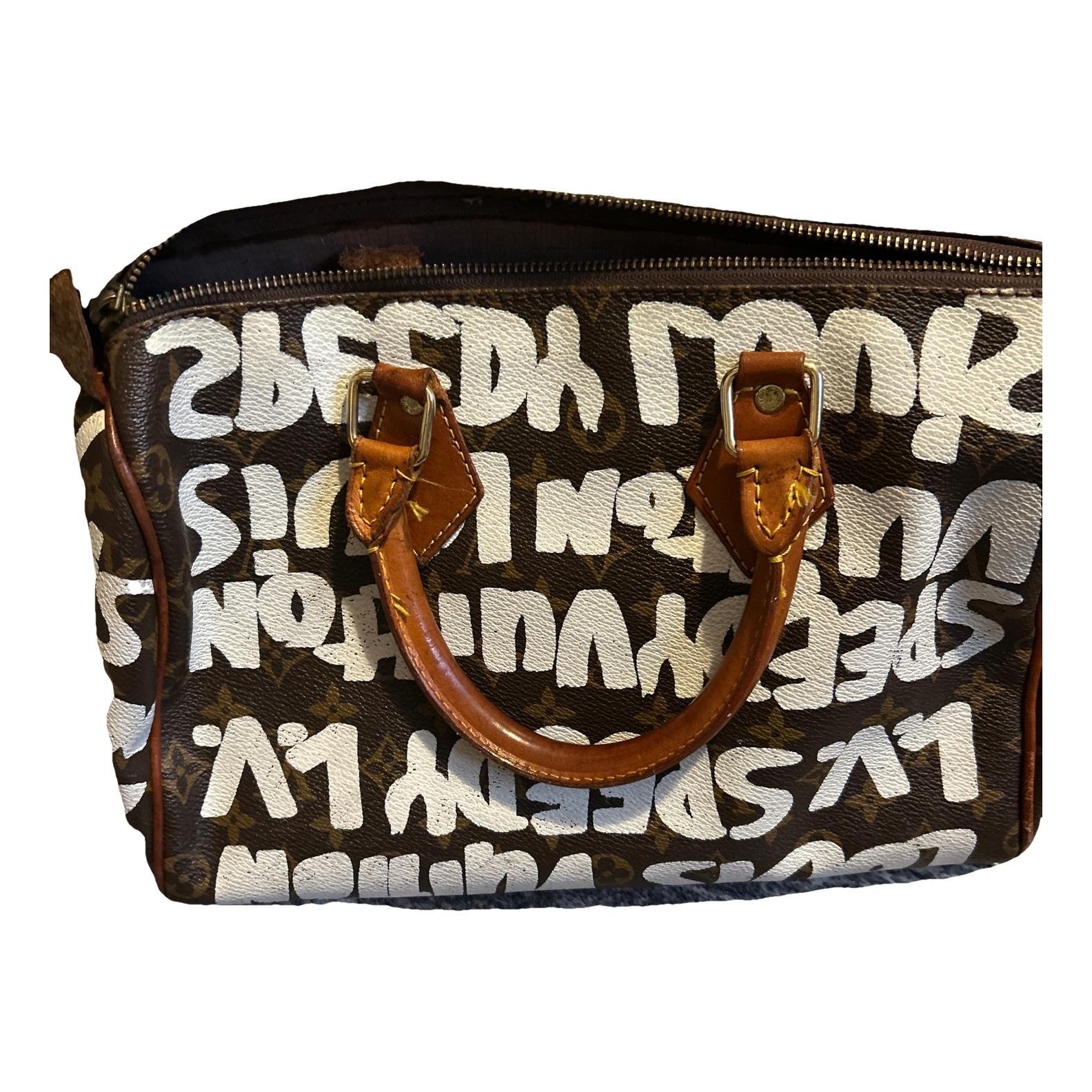 Louis Vuitton Speedy leather handbag