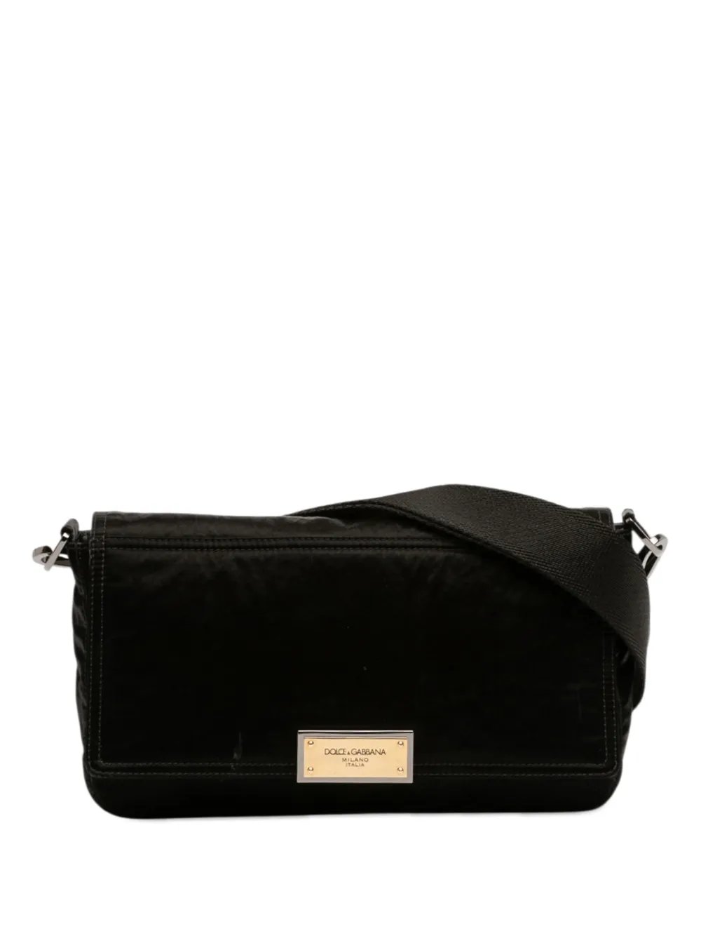 2010-2026 Nylon Logo Plaque Messenger Bag crossbody bag