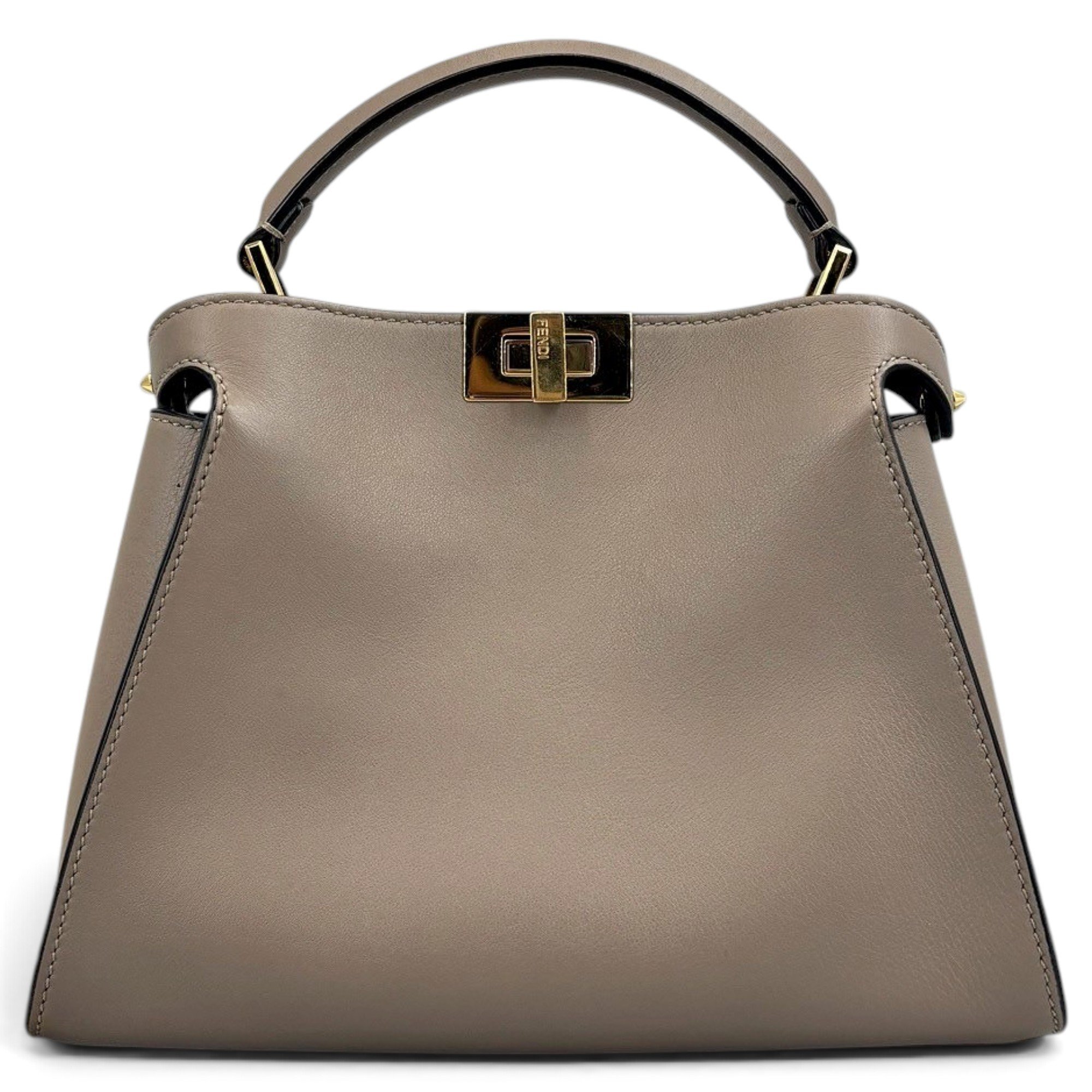 Peekaboo leather handbag