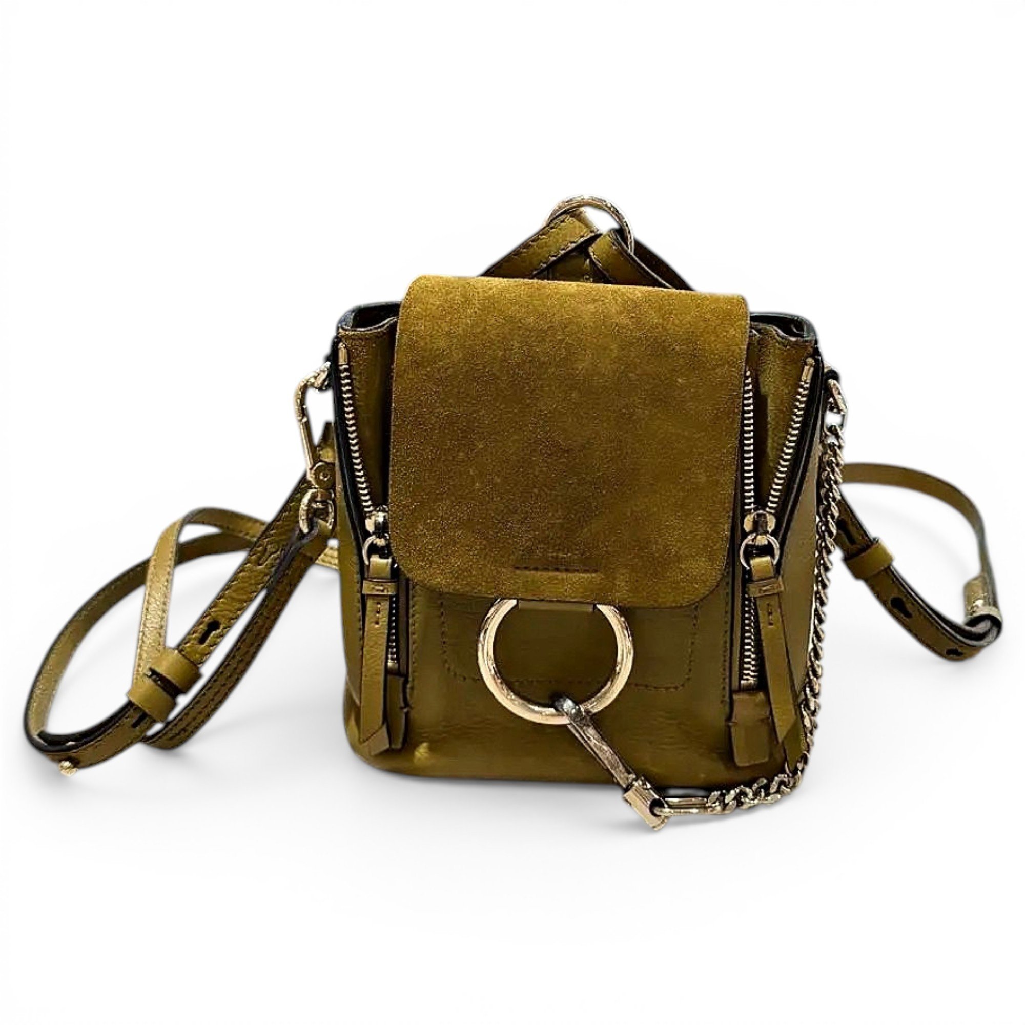 Faye leather backpack