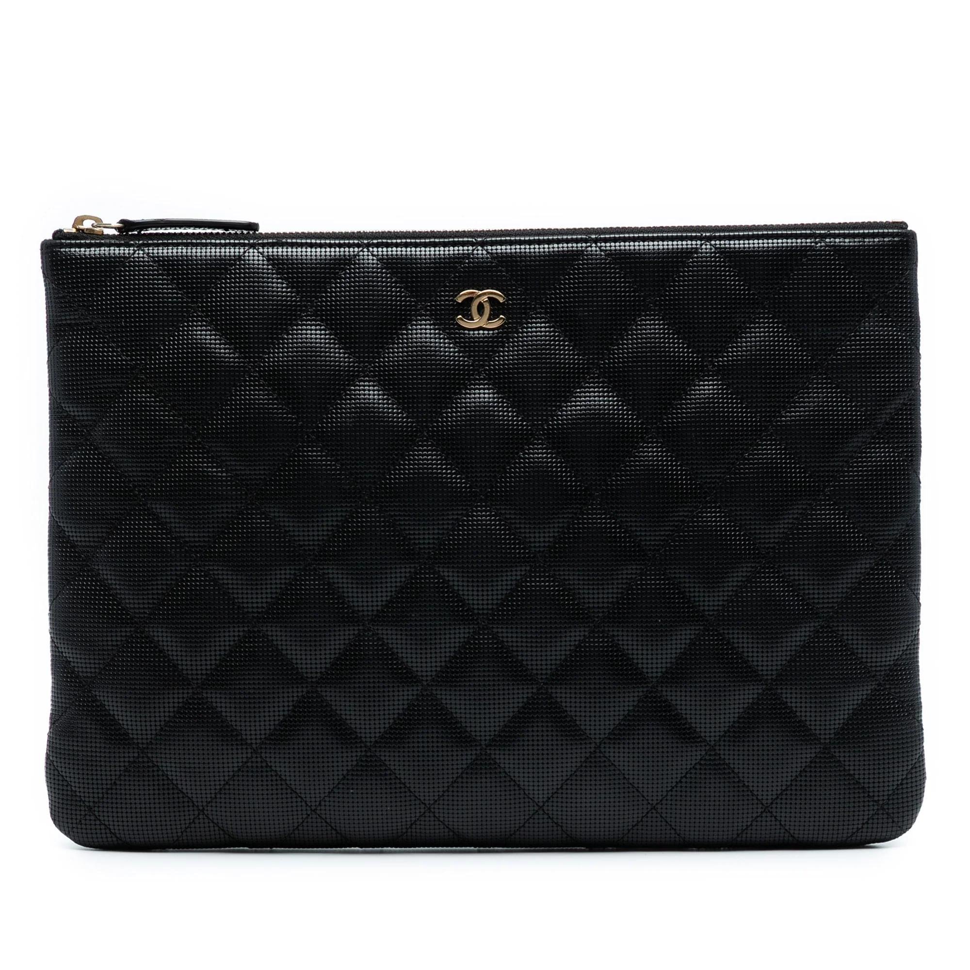 Chanel Pony-style calfskin clutch bag
