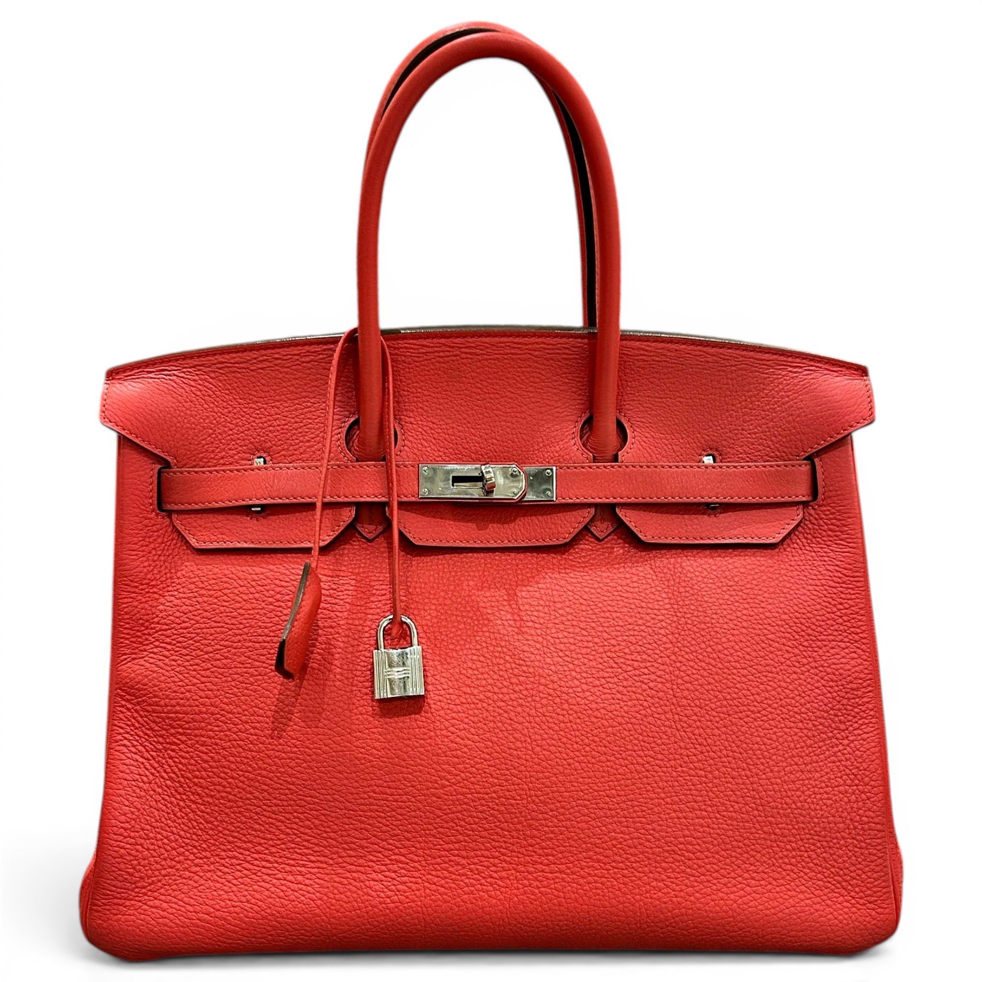 Birkin 35 leather handbag