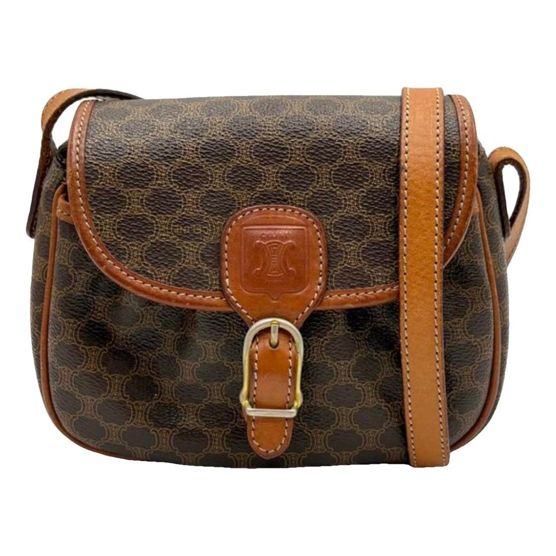Triomphe leather crossbody bag