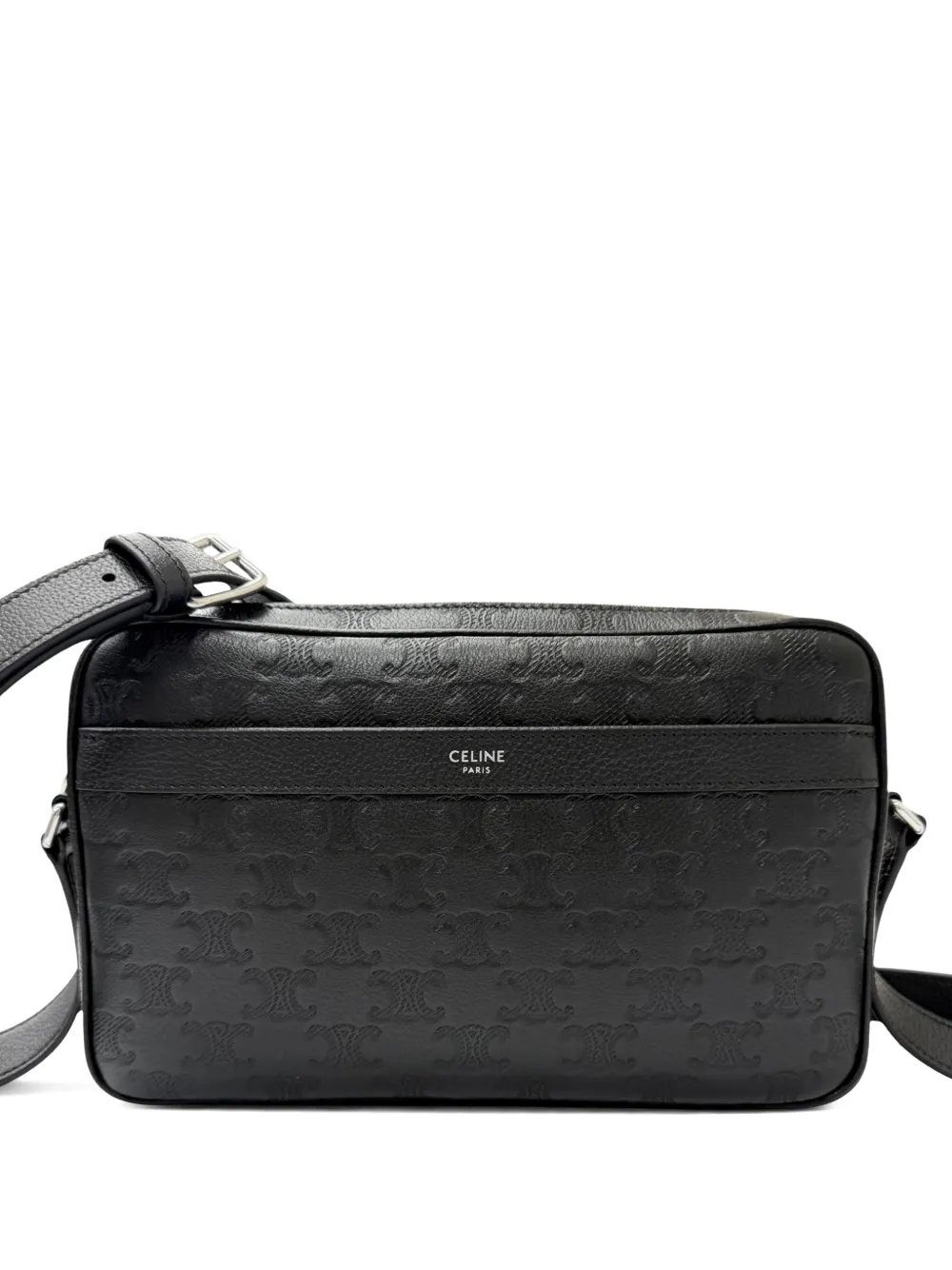 2023-2026 Medium Triomphe Embossed Calfskin Messenger Bag crossbody bag