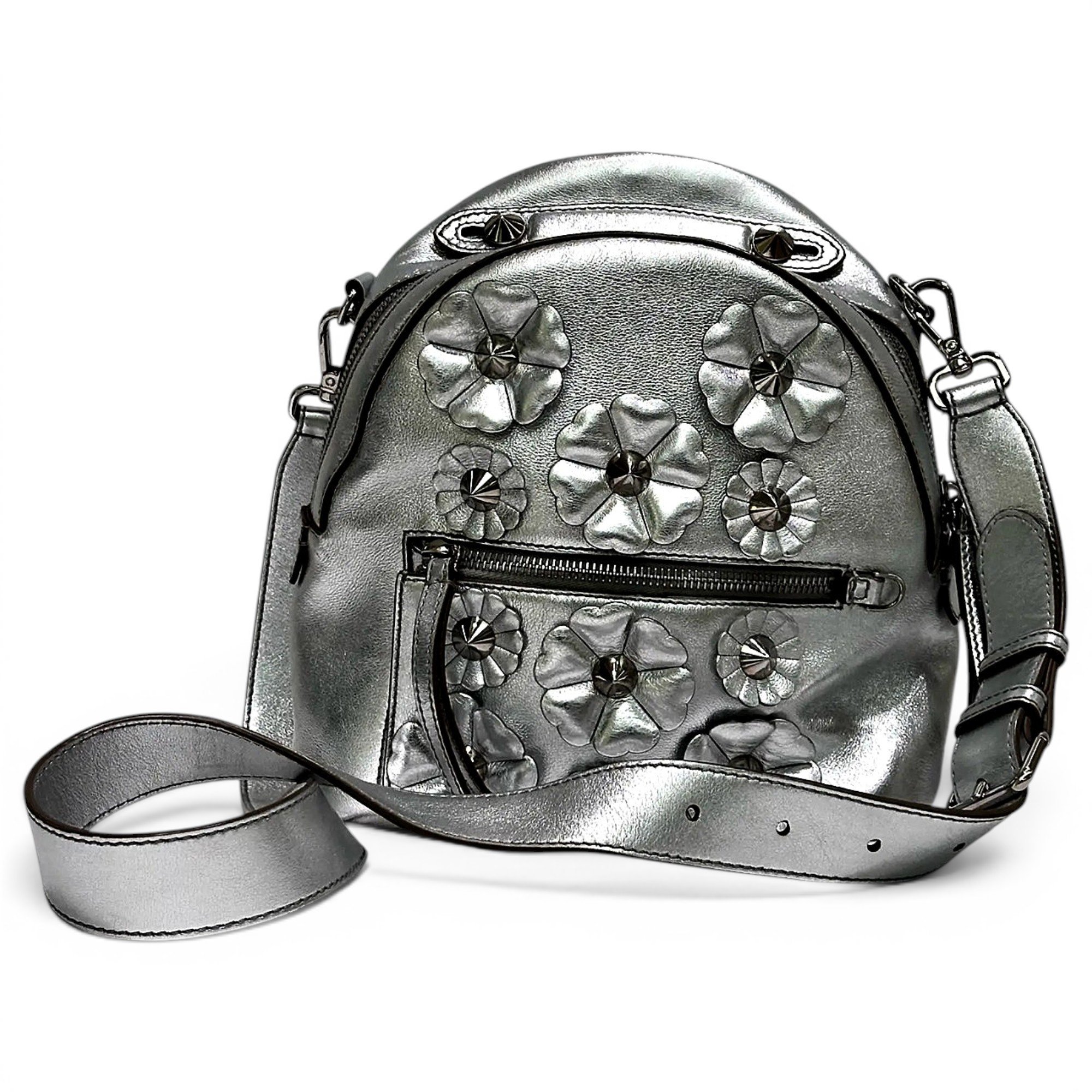 Leather crossbody bag