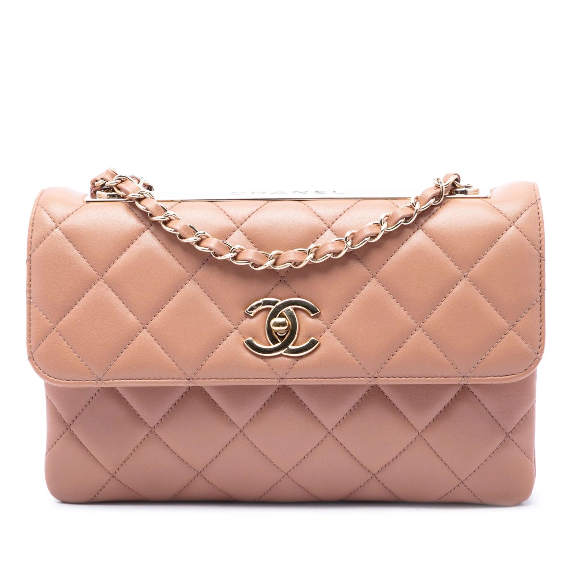 Trendy CC pony-style calfskin handbag