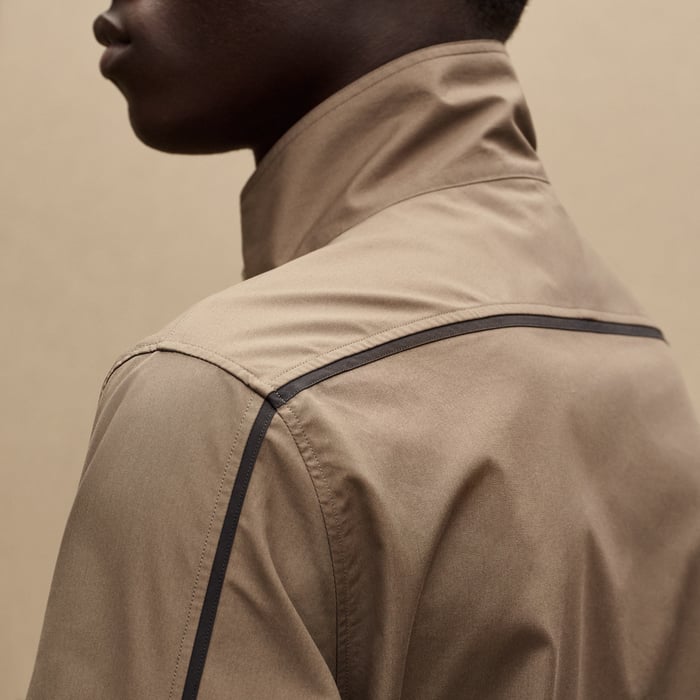 Tourbe Straight Cut Shirt With Contrasted Detail