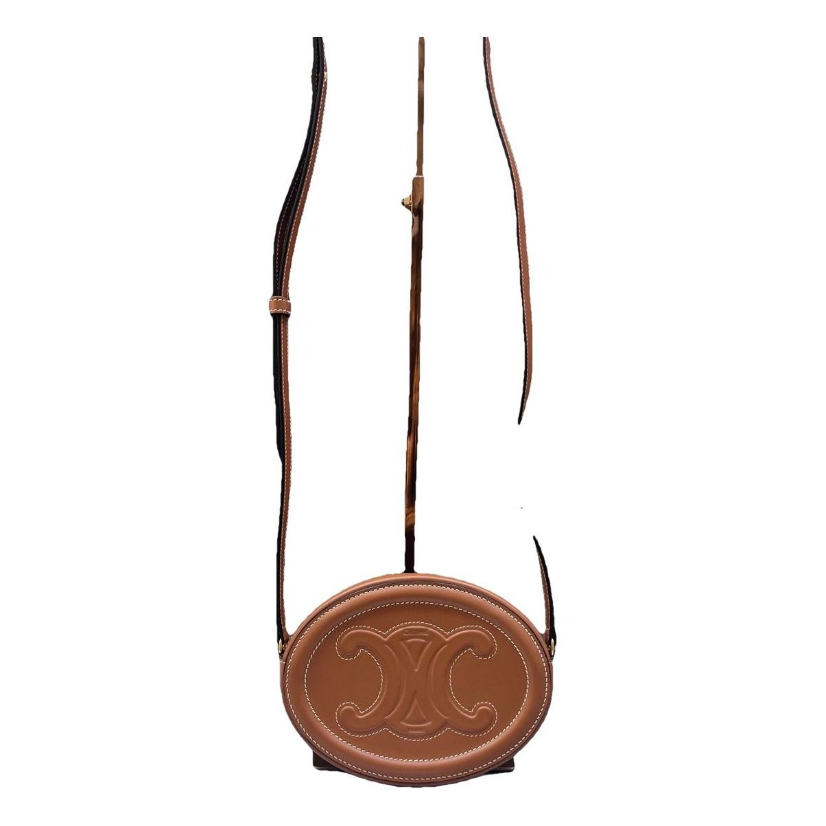 Triomphe leather tote
