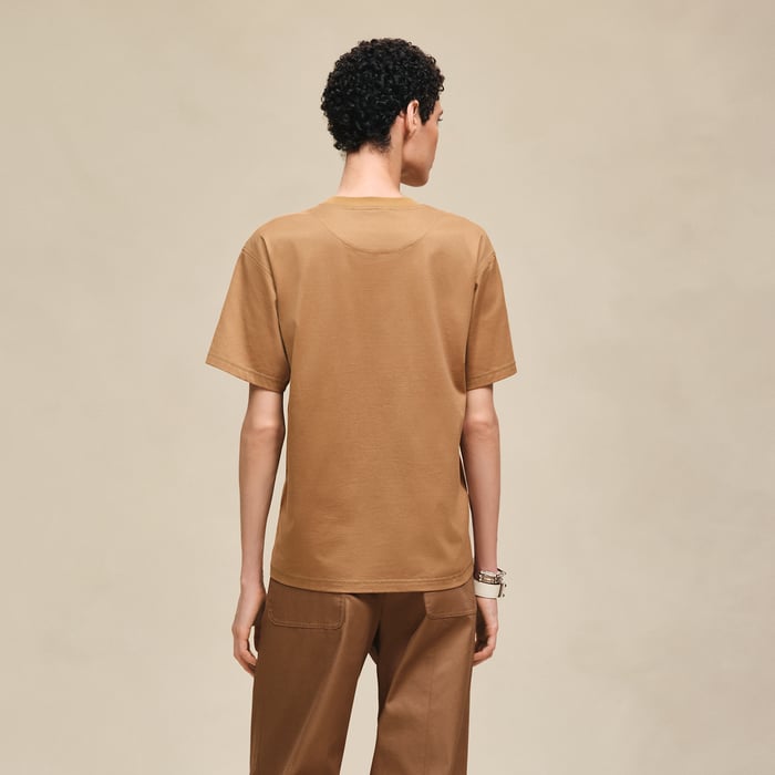 Marron Châtain "Grand Manege" Maxi T-shirt