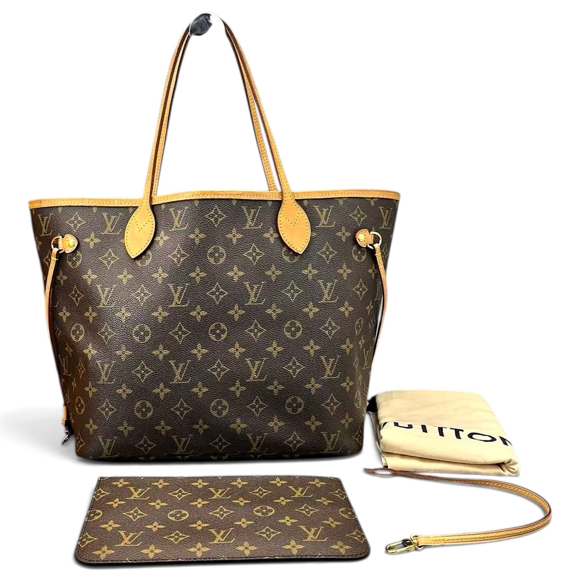 Neverfull leather tote
