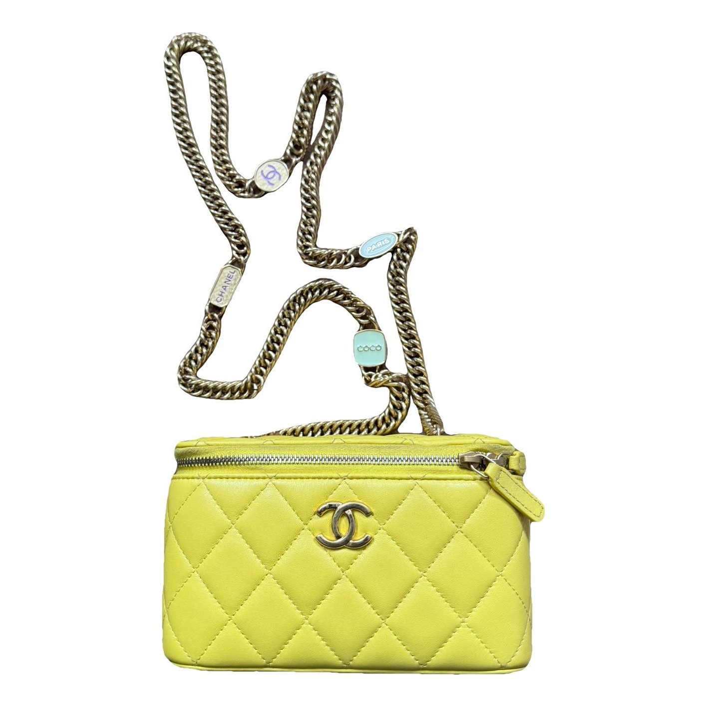Trendy CC Vanity leather handbag