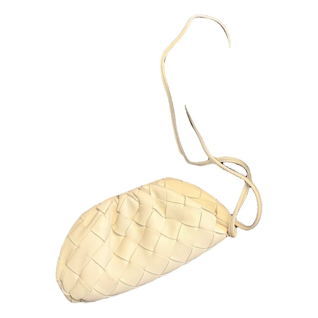 Pouch leather clutch bag