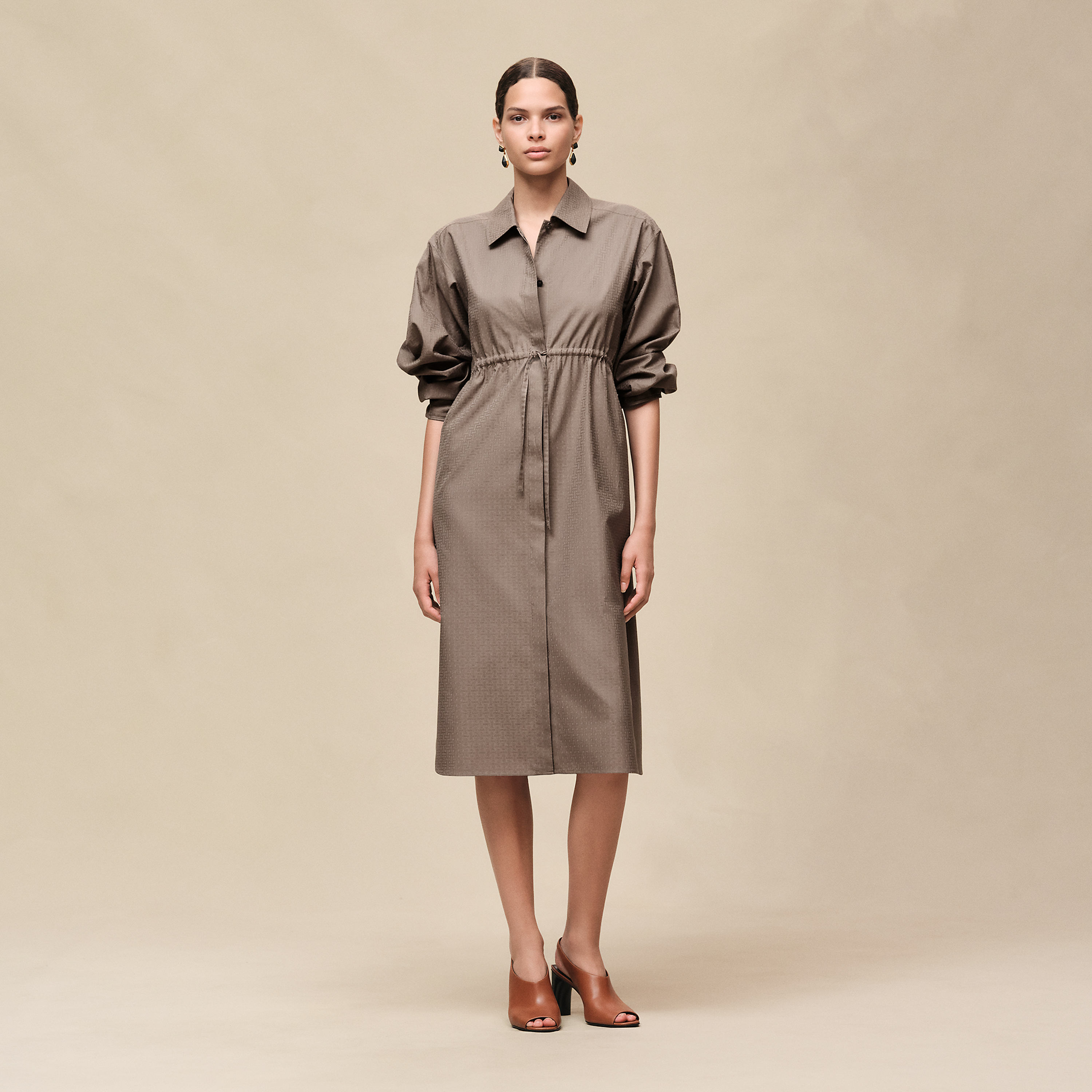 "Mosaique" shirt dress