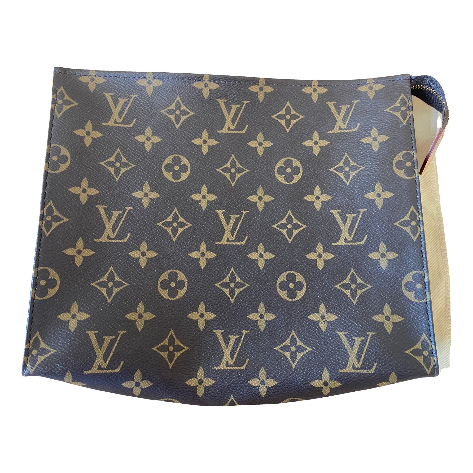 Leather clutch bag