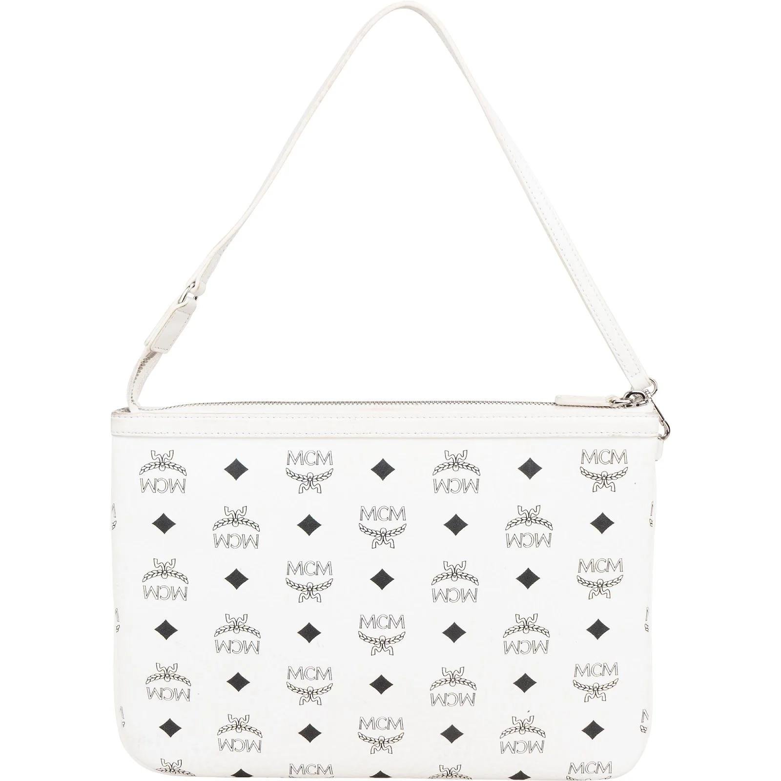 Leather clutch bag
