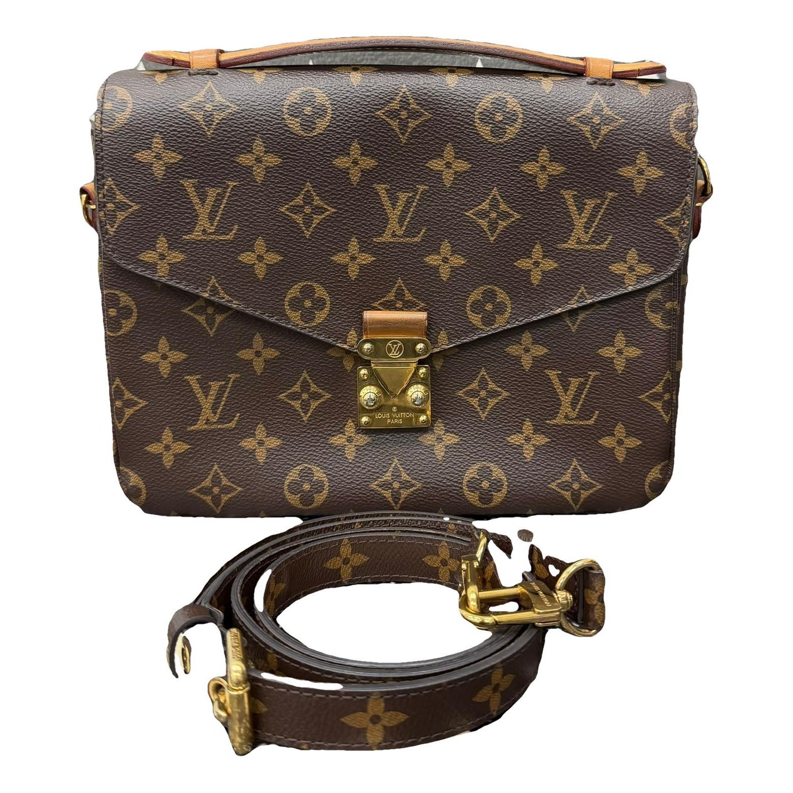 Metis leather handbag