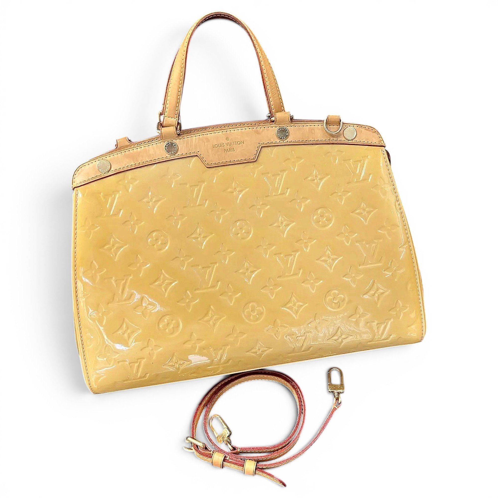 Bréa patent leather handbag