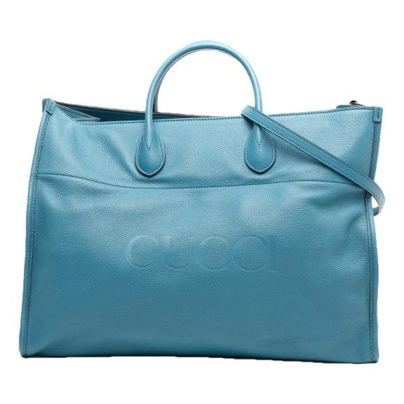 Leather tote