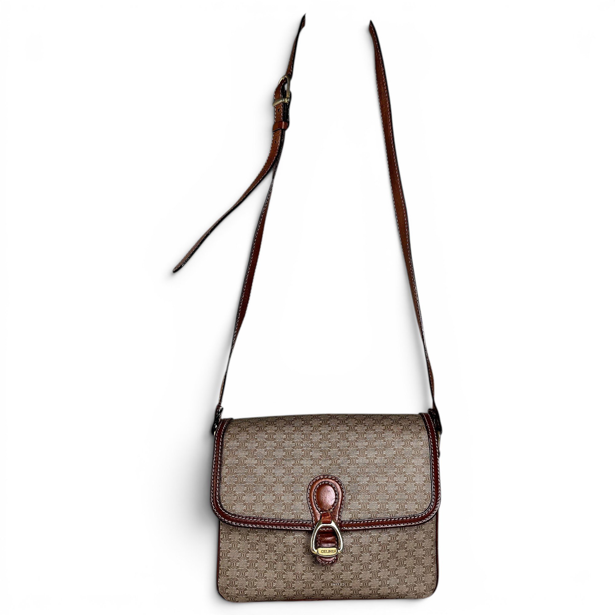 Classic leather crossbody bag