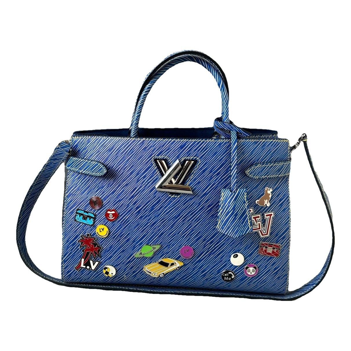 Twist leather handbag