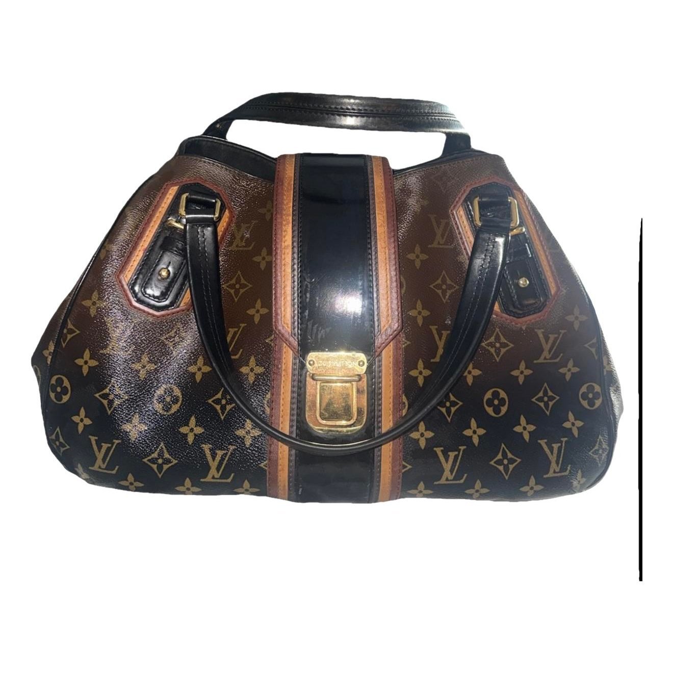Griet Mirage patent leather handbag