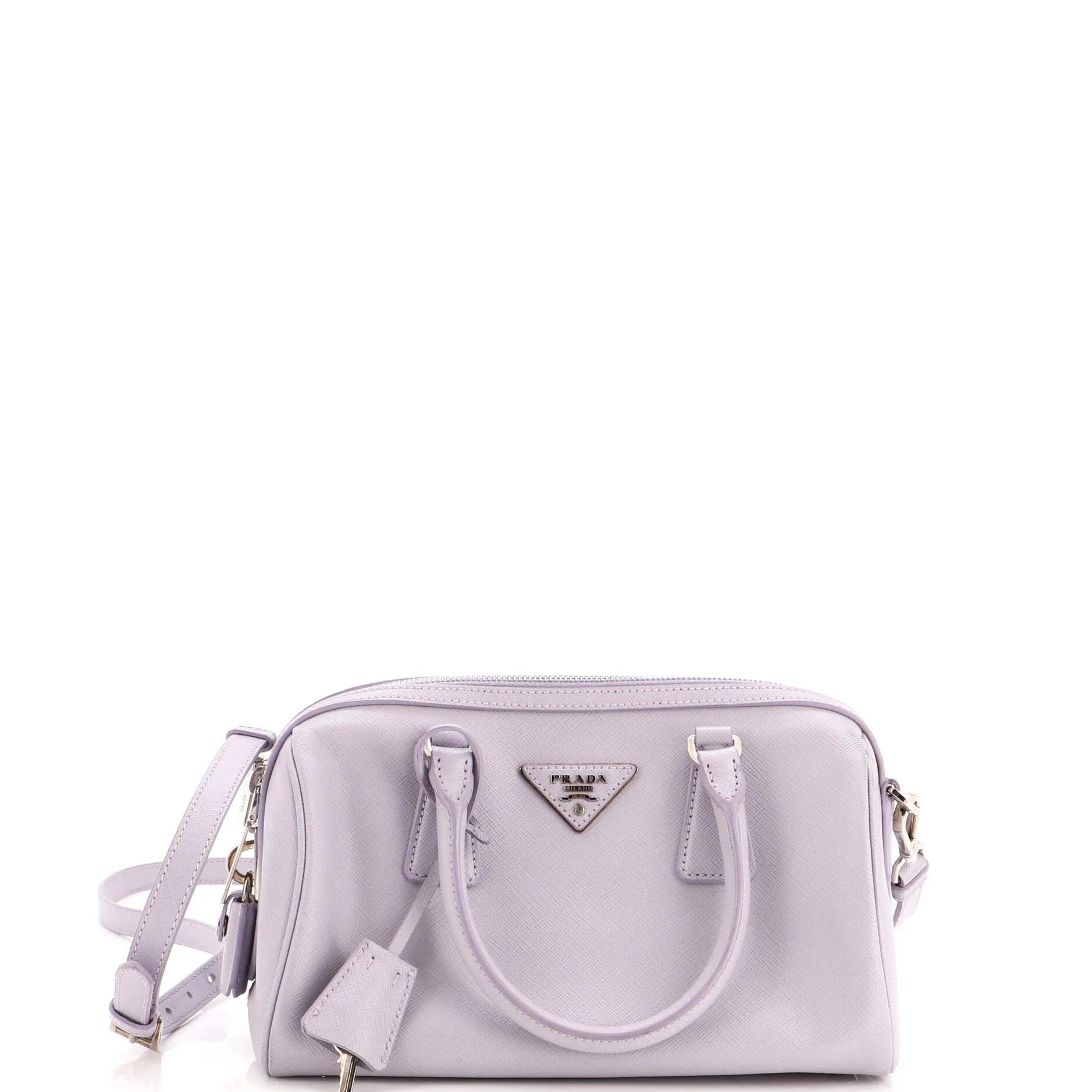 Leather bowling bag
